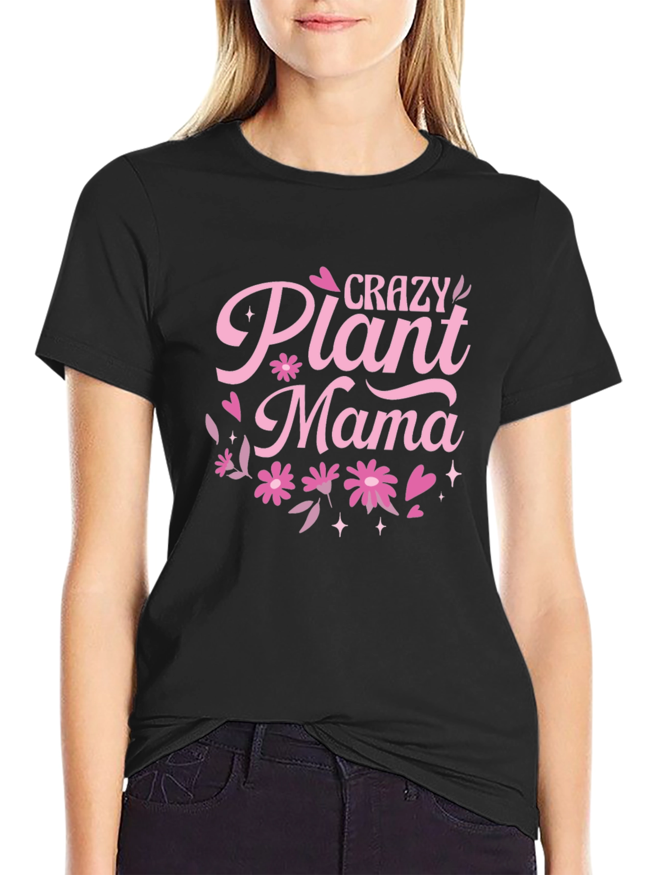 Crazy Plant Mama Graphic T-Shirt