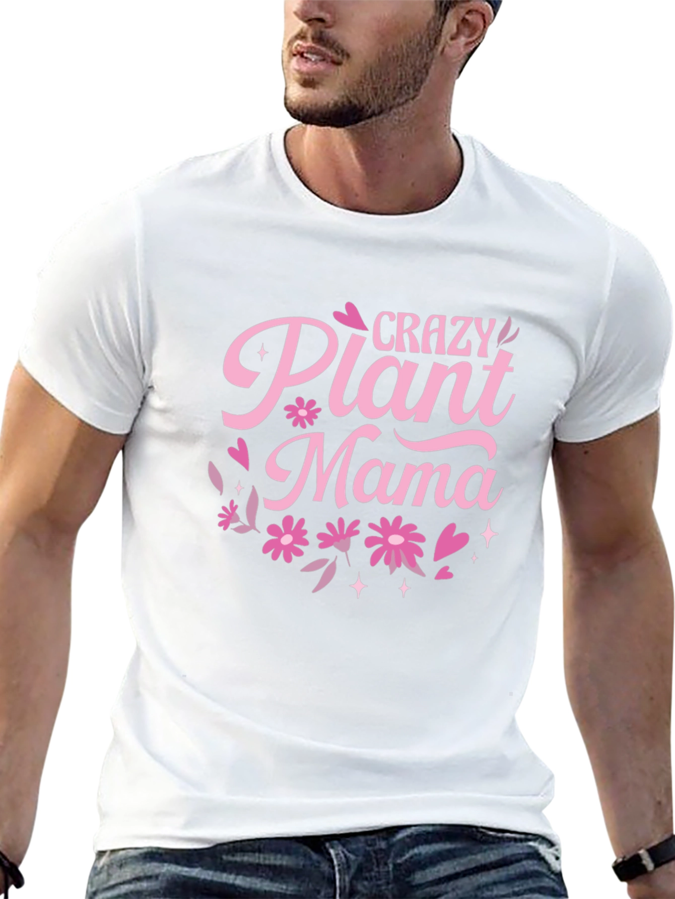 Crazy Plant Mama Graphic T-Shirt