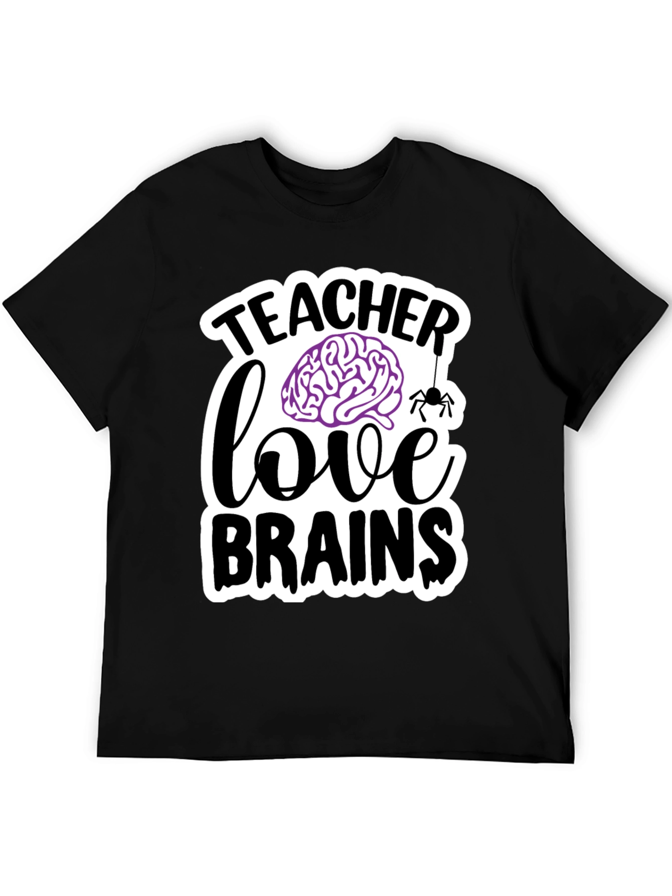 Teacher Love Brains T-Shirt Halloween Tee
