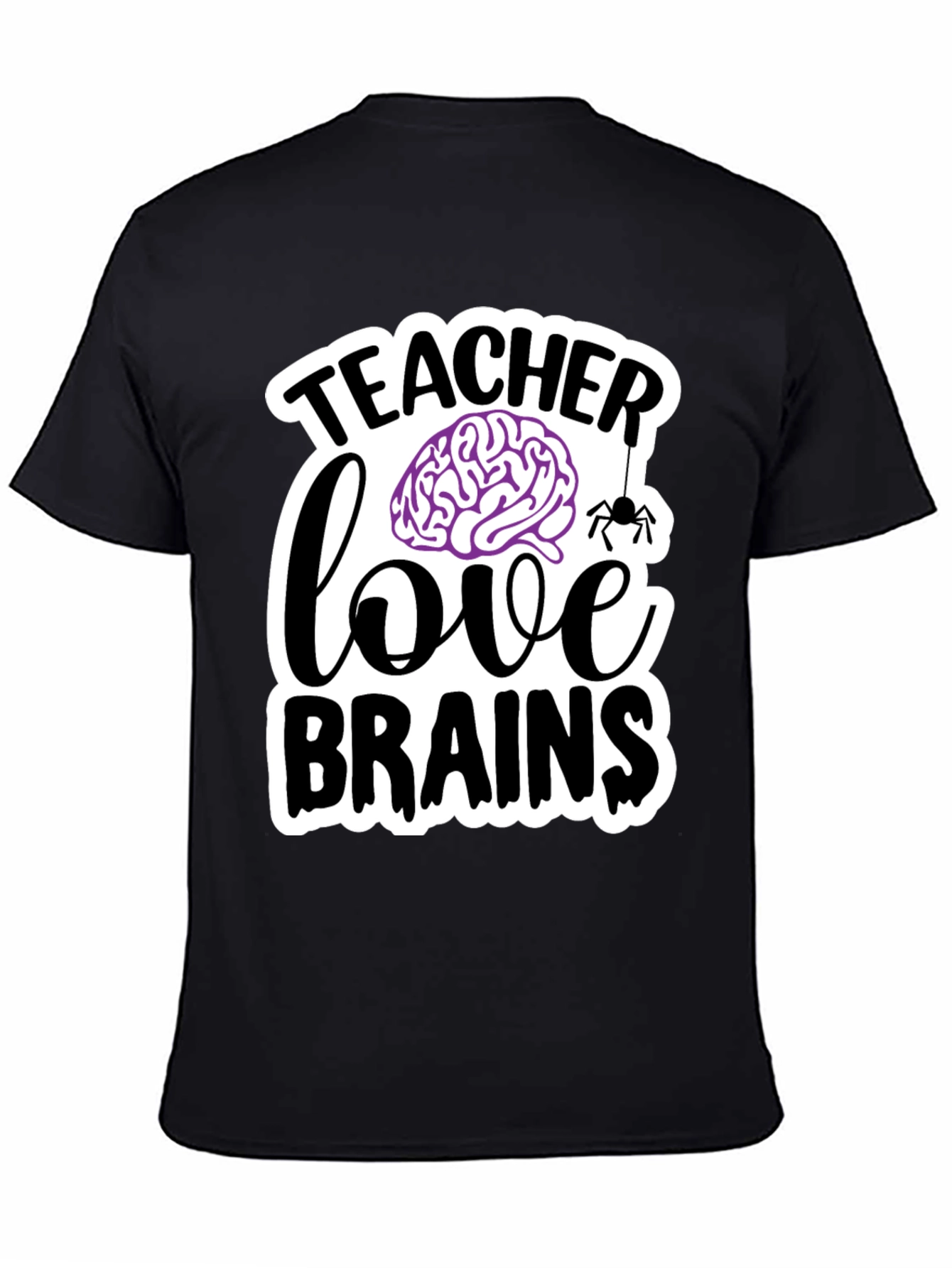 Teacher Love Brains T-Shirt Halloween Tee