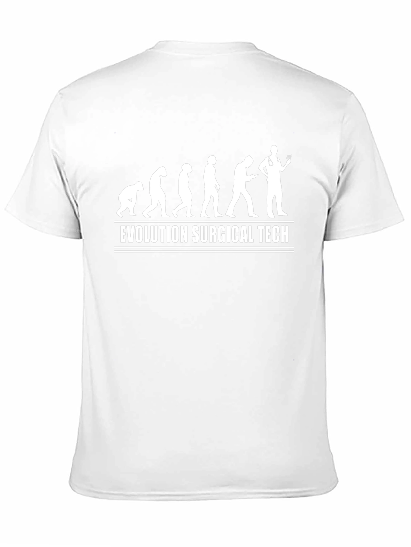 Evolution of Surgical Tech T-Shirt - Black Cotton Tee