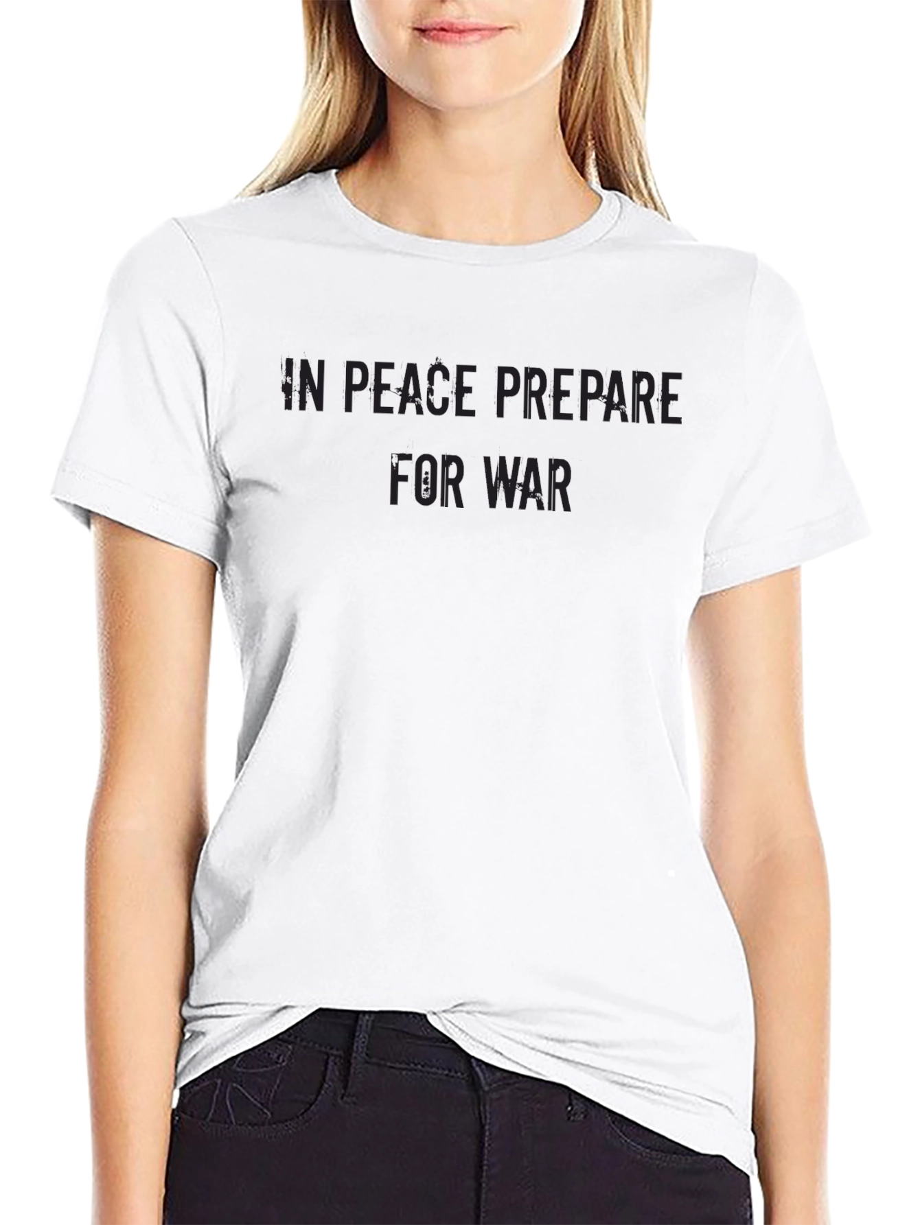 In Peace Prepare For War Graphic Tee