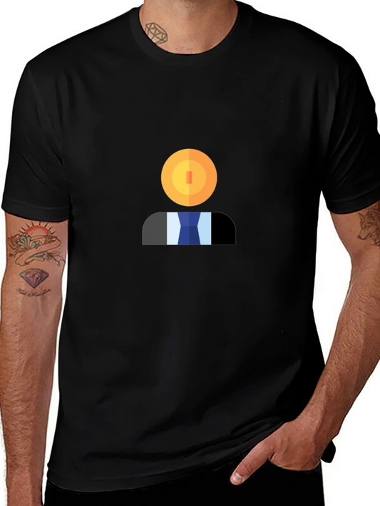 Geometric Head T-Shirt - Modern Graphic Tee