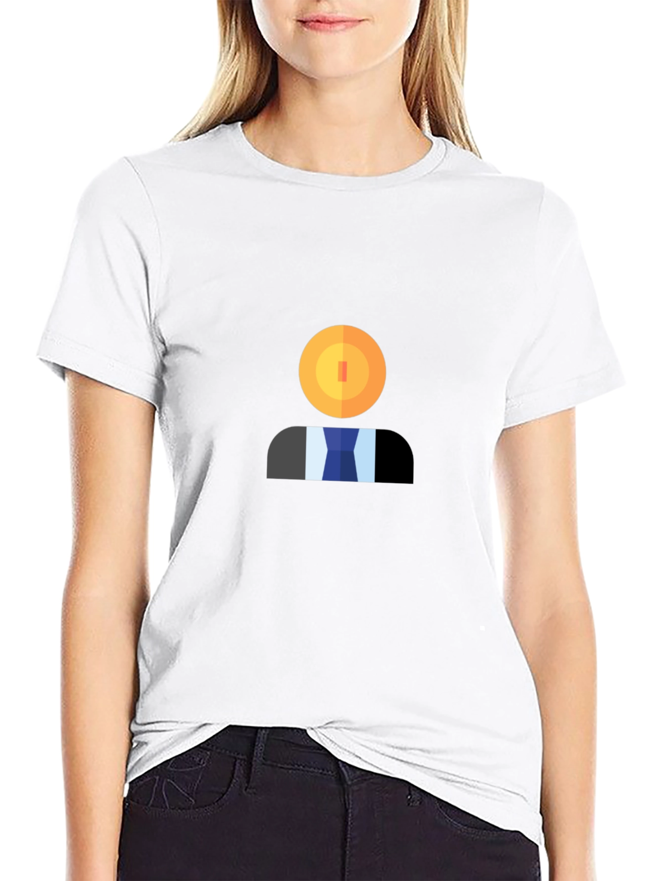 Geometric Head T-Shirt - Modern Graphic Tee