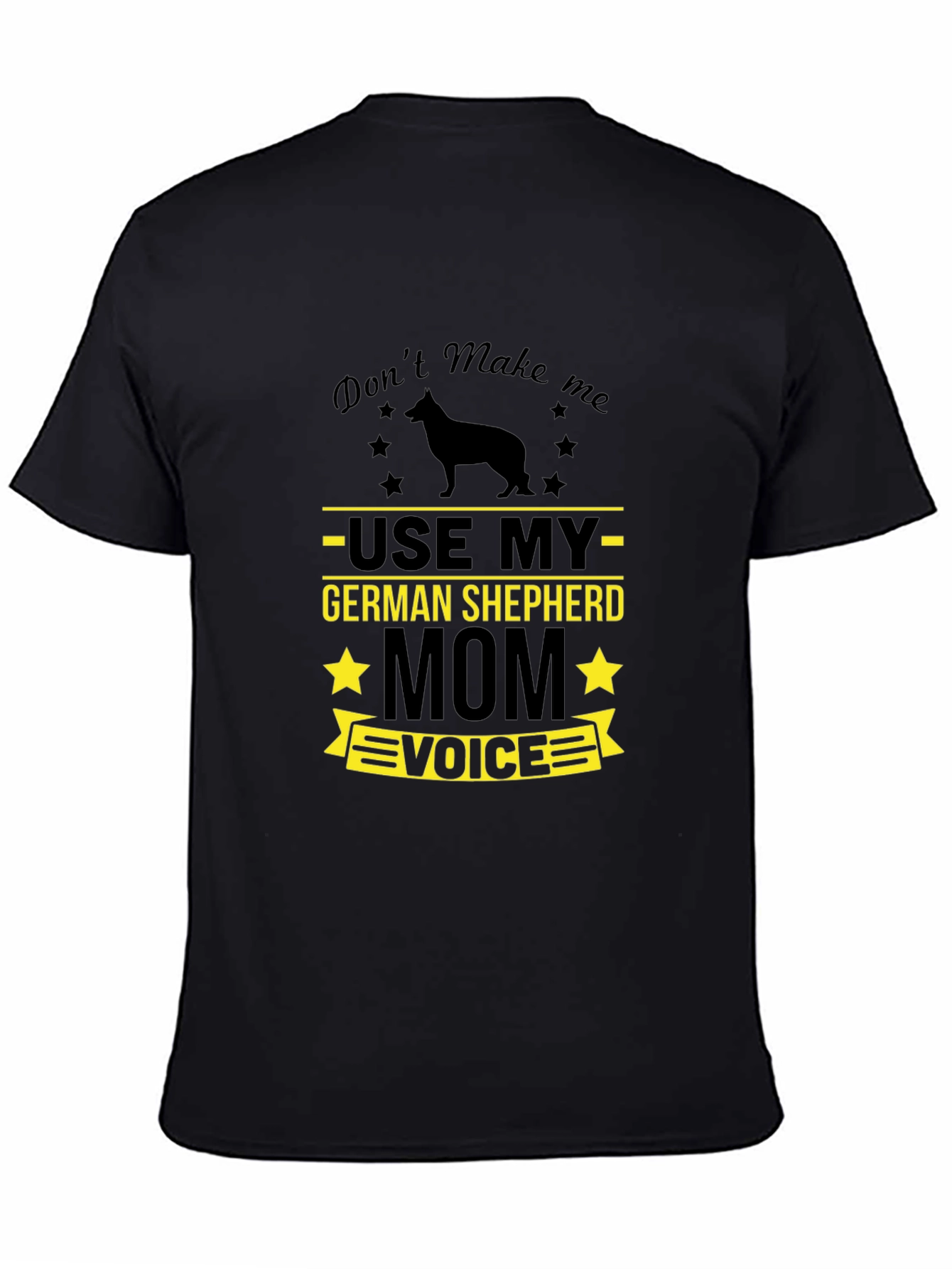 German Shepherd Mom T-Shirt - Black