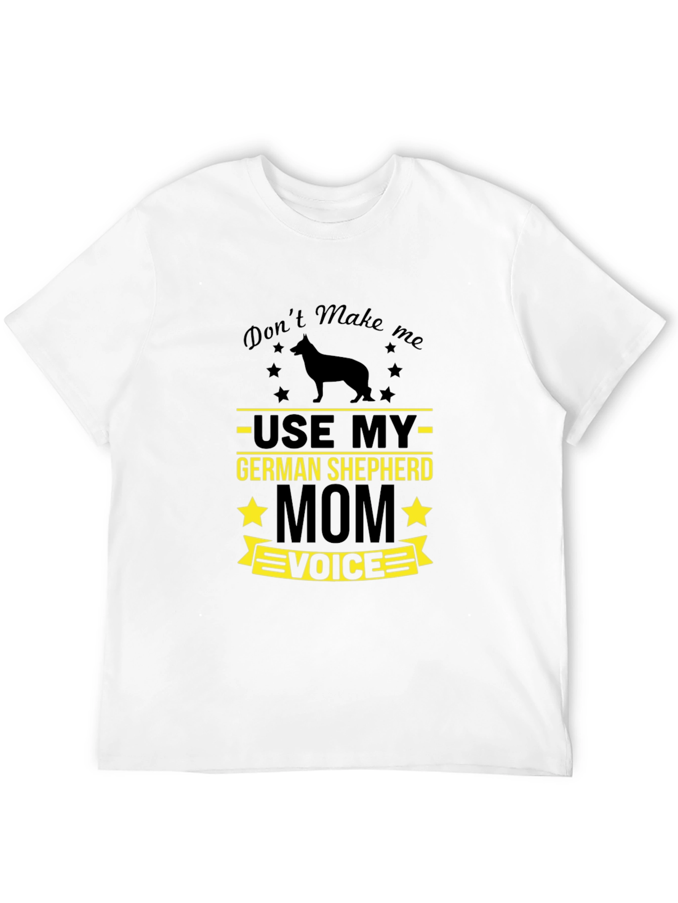 German Shepherd Mom T-Shirt - Black