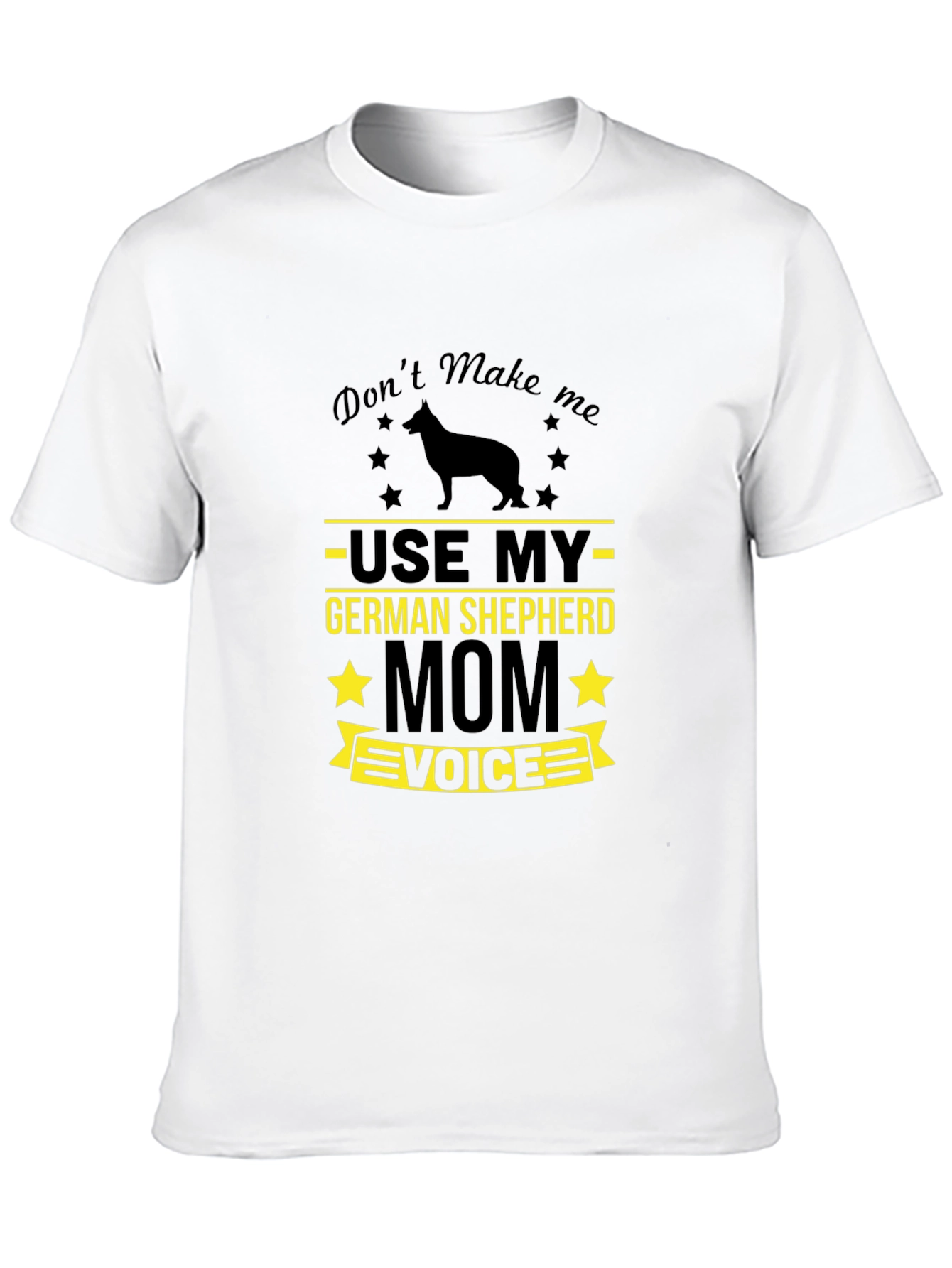 German Shepherd Mom T-Shirt - Black