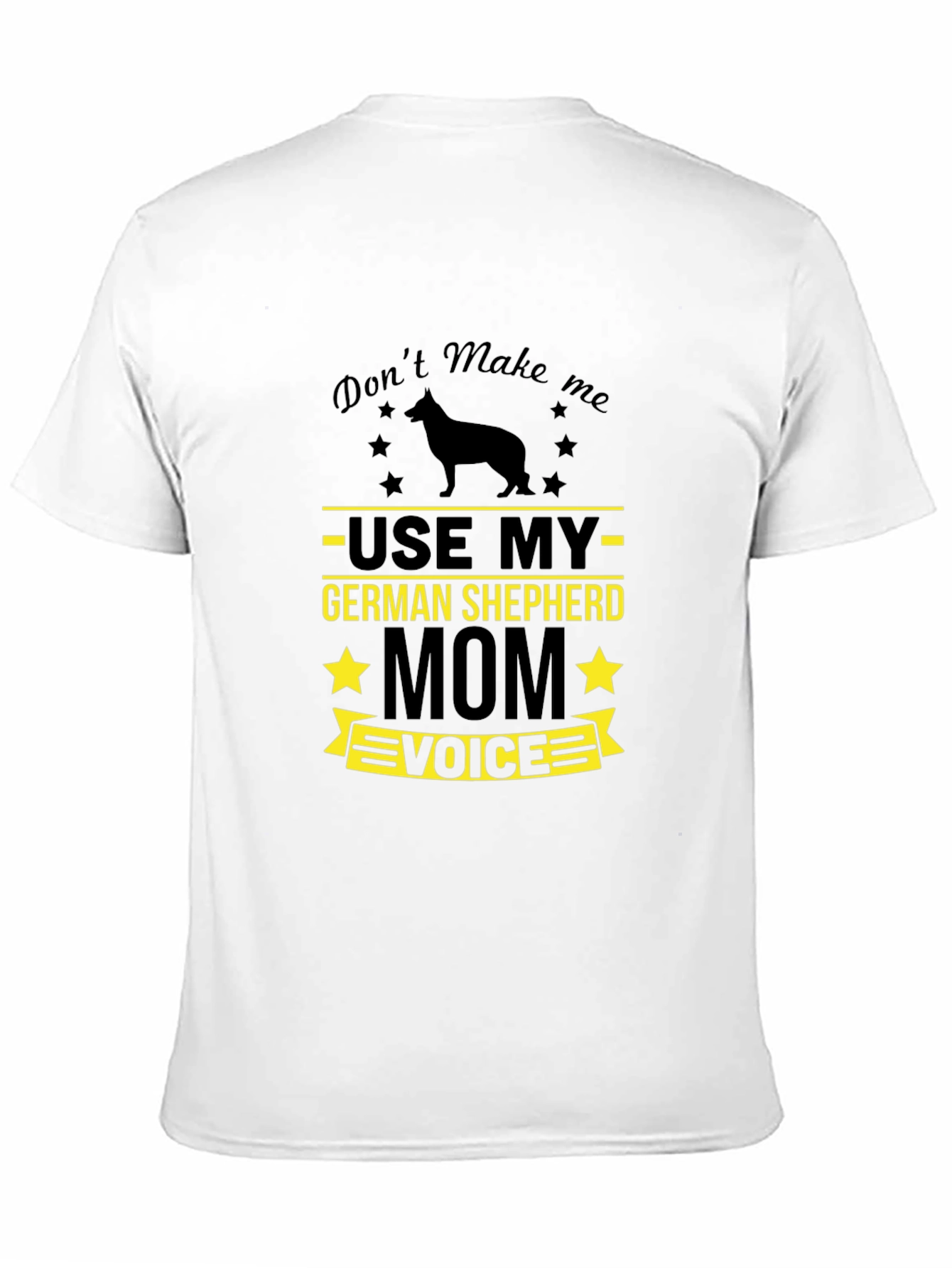 German Shepherd Mom T-Shirt - Black