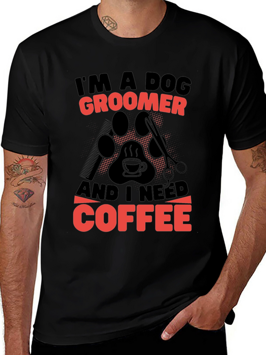 Dog Groomer Coffee T-Shirt