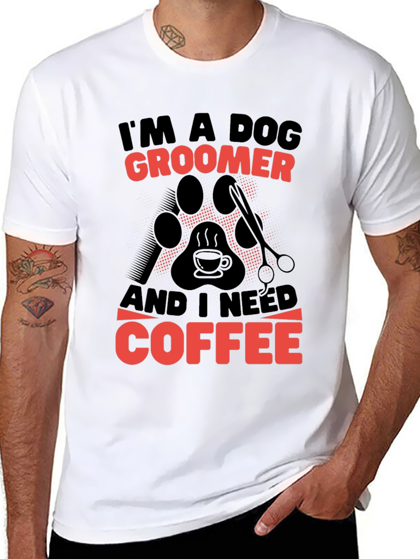 Dog Groomer Coffee T-Shirt