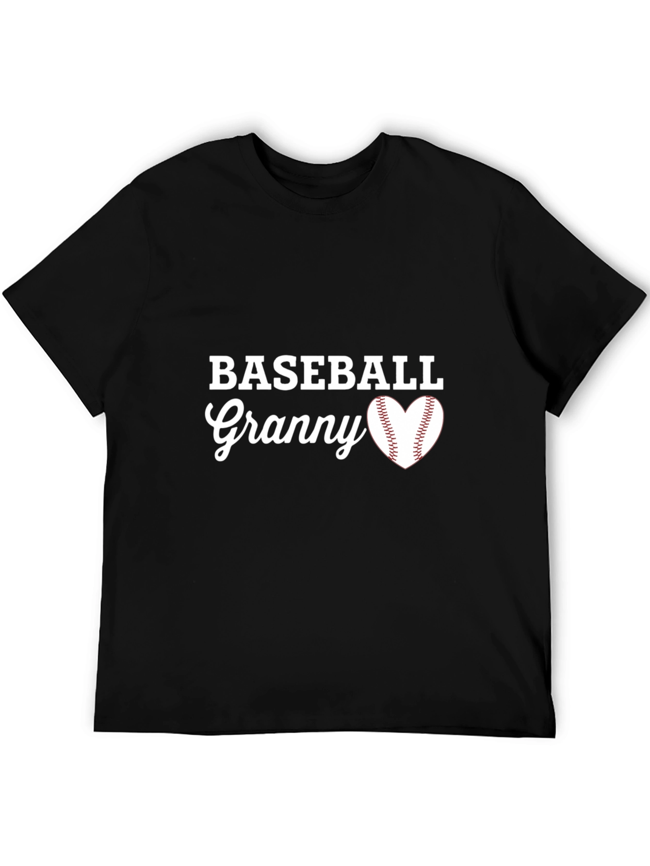 Baseball Granny T-Shirt - Baseball Heart