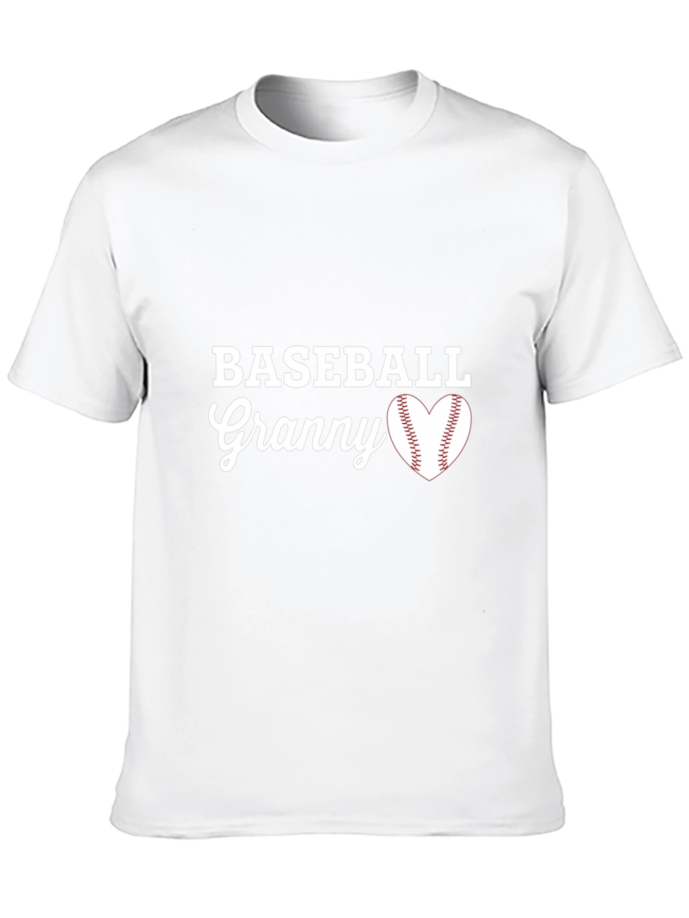 Baseball Granny T-Shirt - Baseball Heart