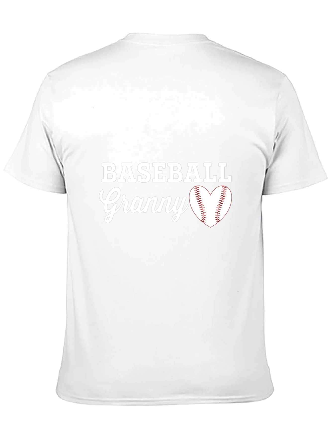 Baseball Granny T-Shirt - Baseball Heart