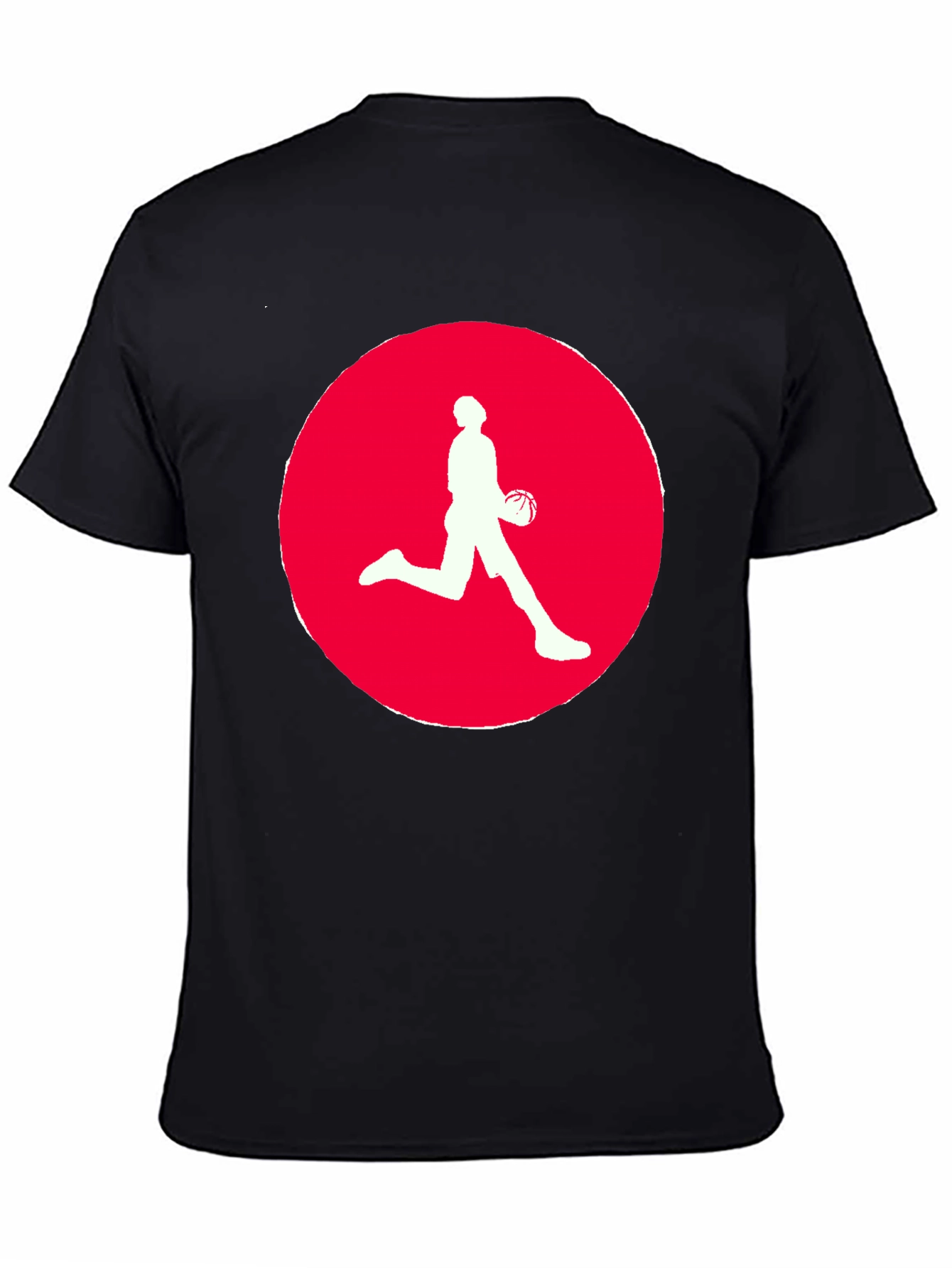 Mens Black Basketball Graphic T-Shirt