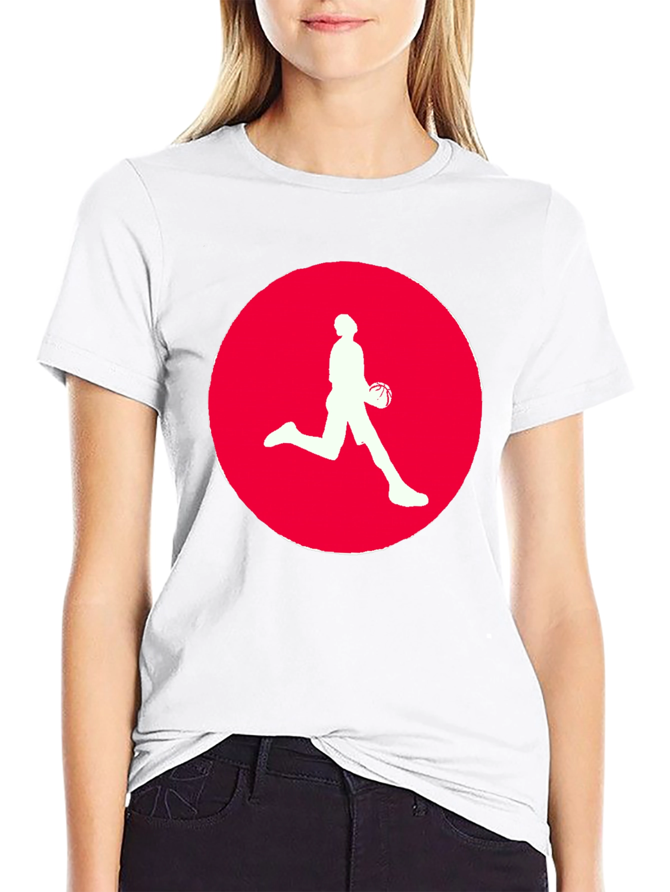 Mens Black Basketball Graphic T-Shirt