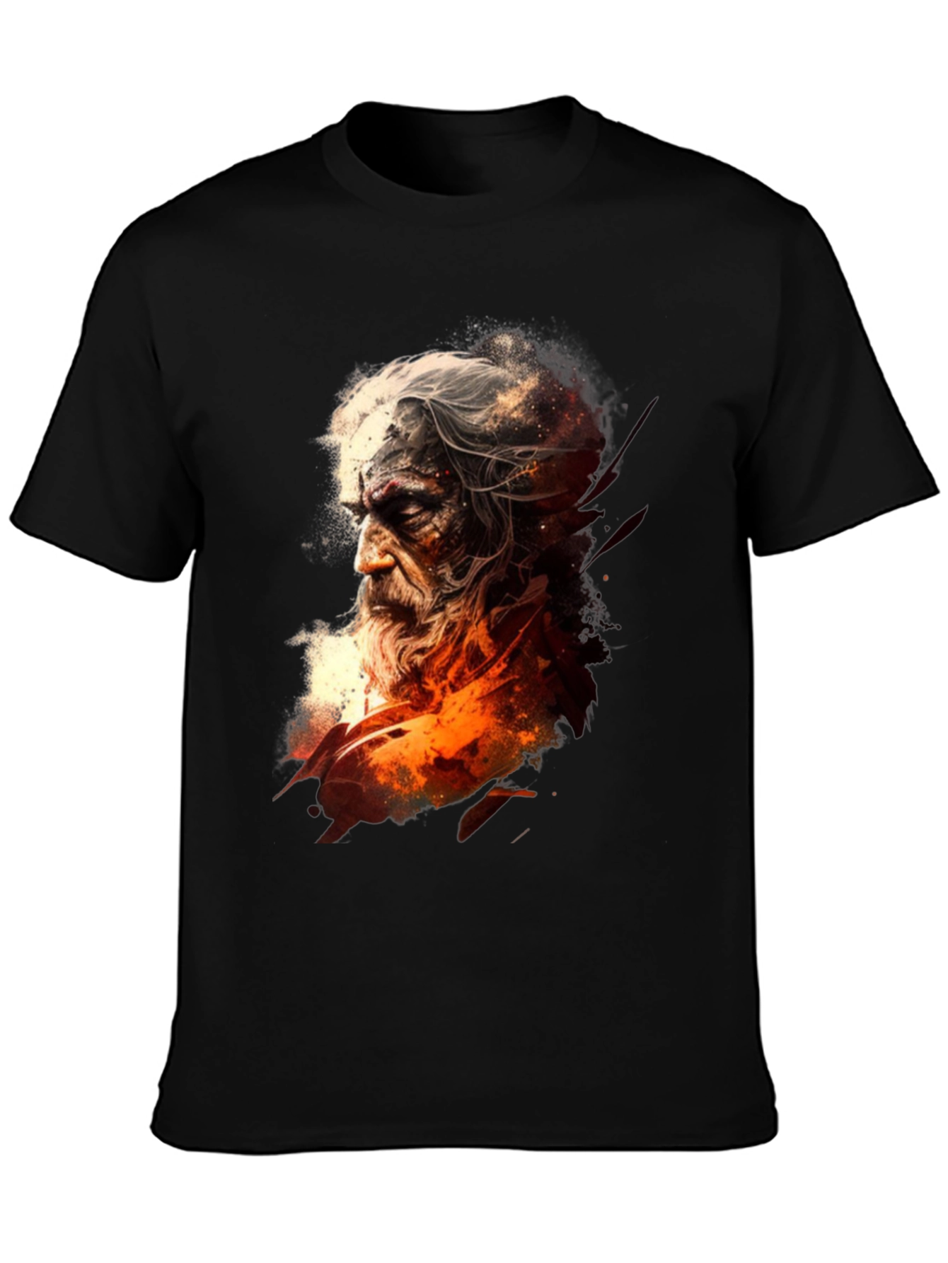 Wizard Graphic Black T-Shirt