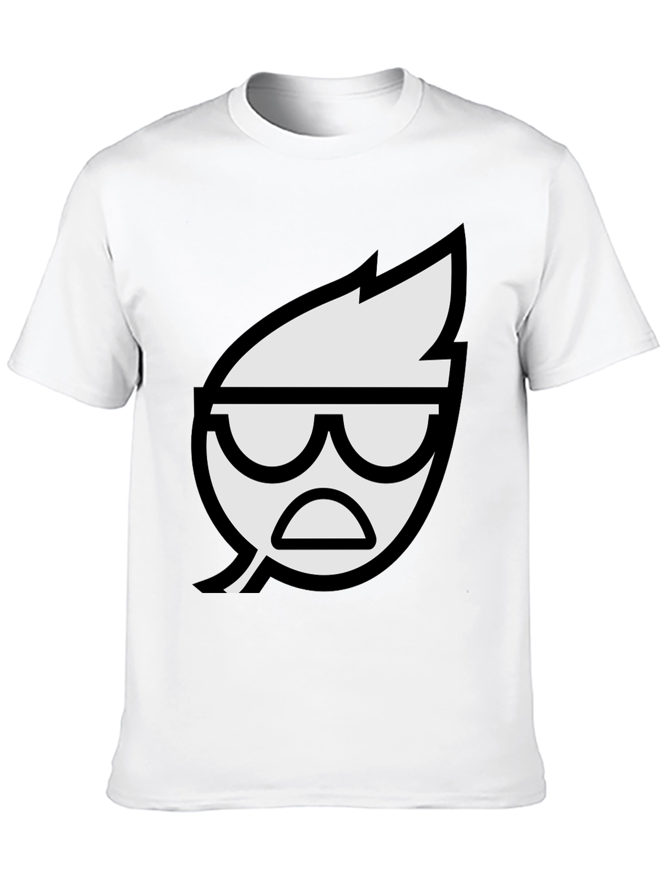 Cool Leaf Graphic Black T-Shirt