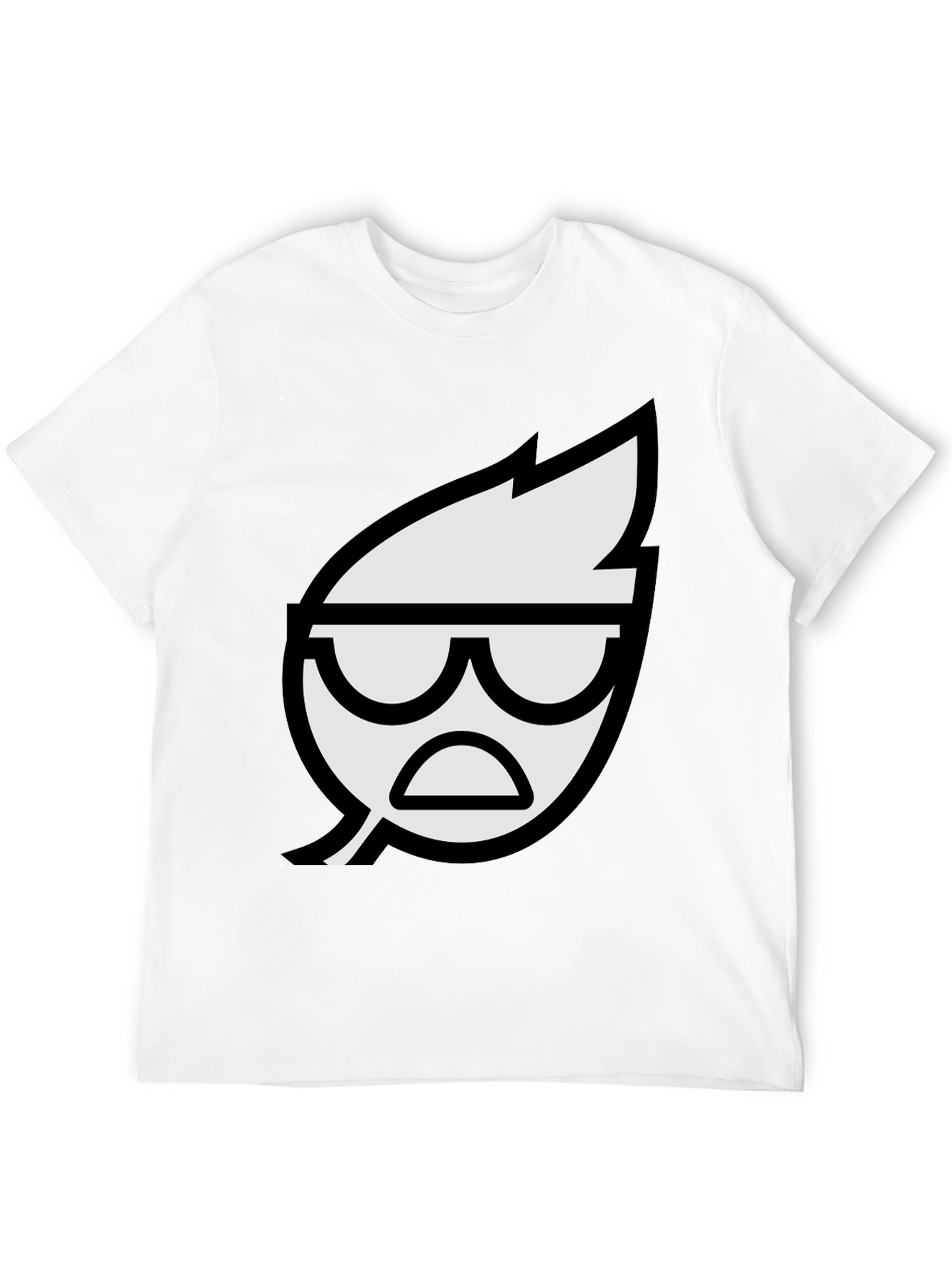 Cool Leaf Graphic Black T-Shirt