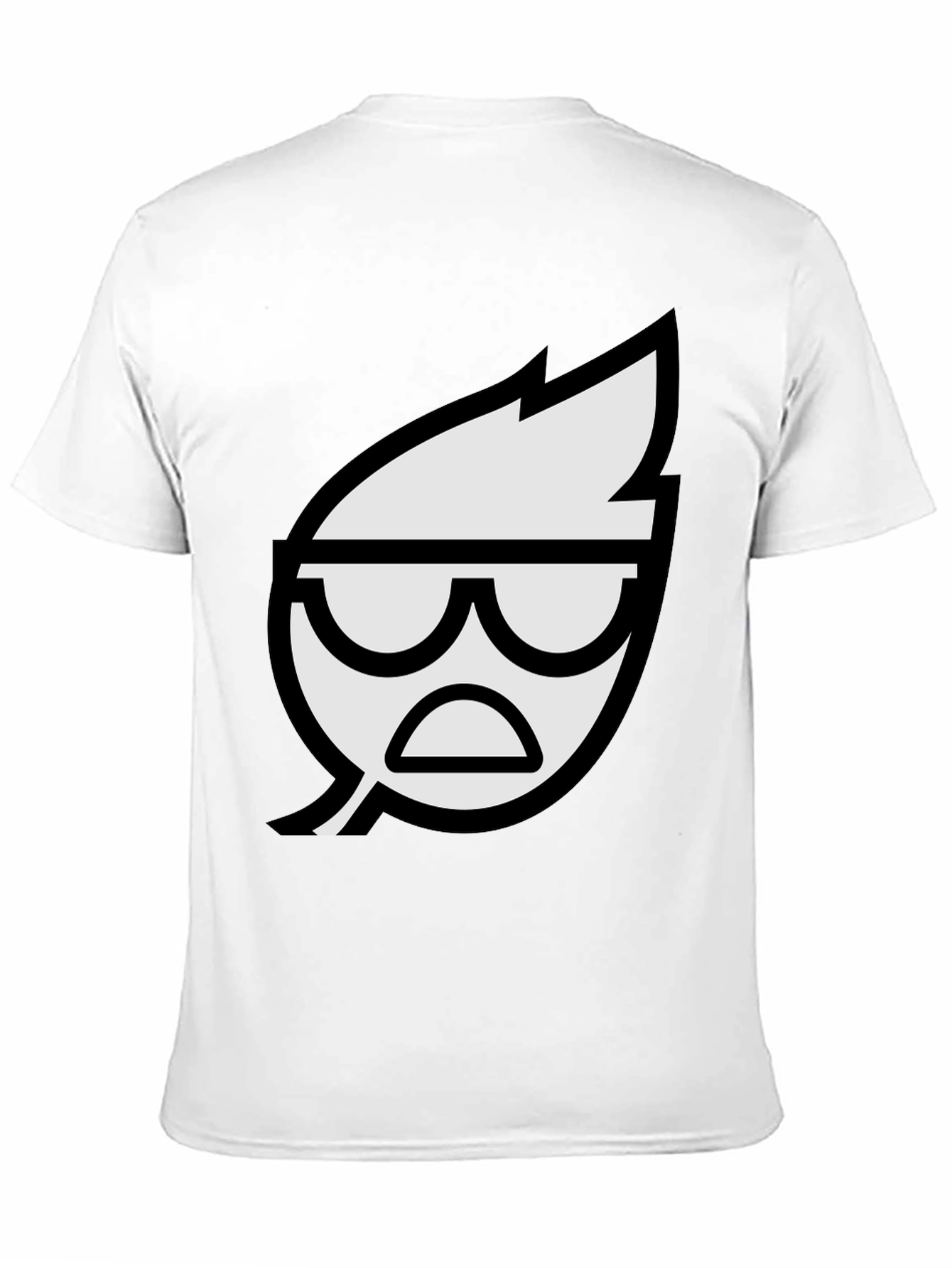 Cool Leaf Graphic Black T-Shirt