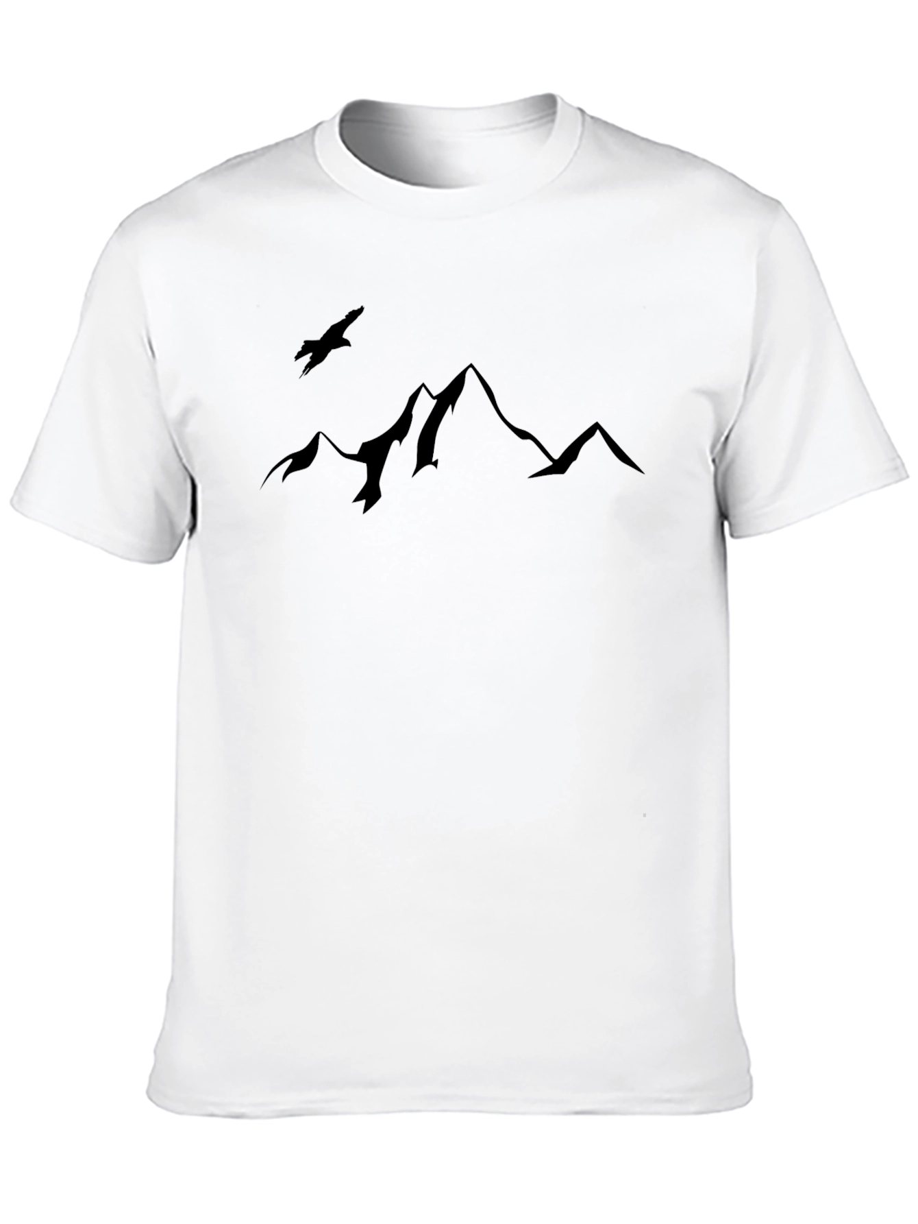 Mountain Graphic Tee - Nature Lovers Black T-Shirt