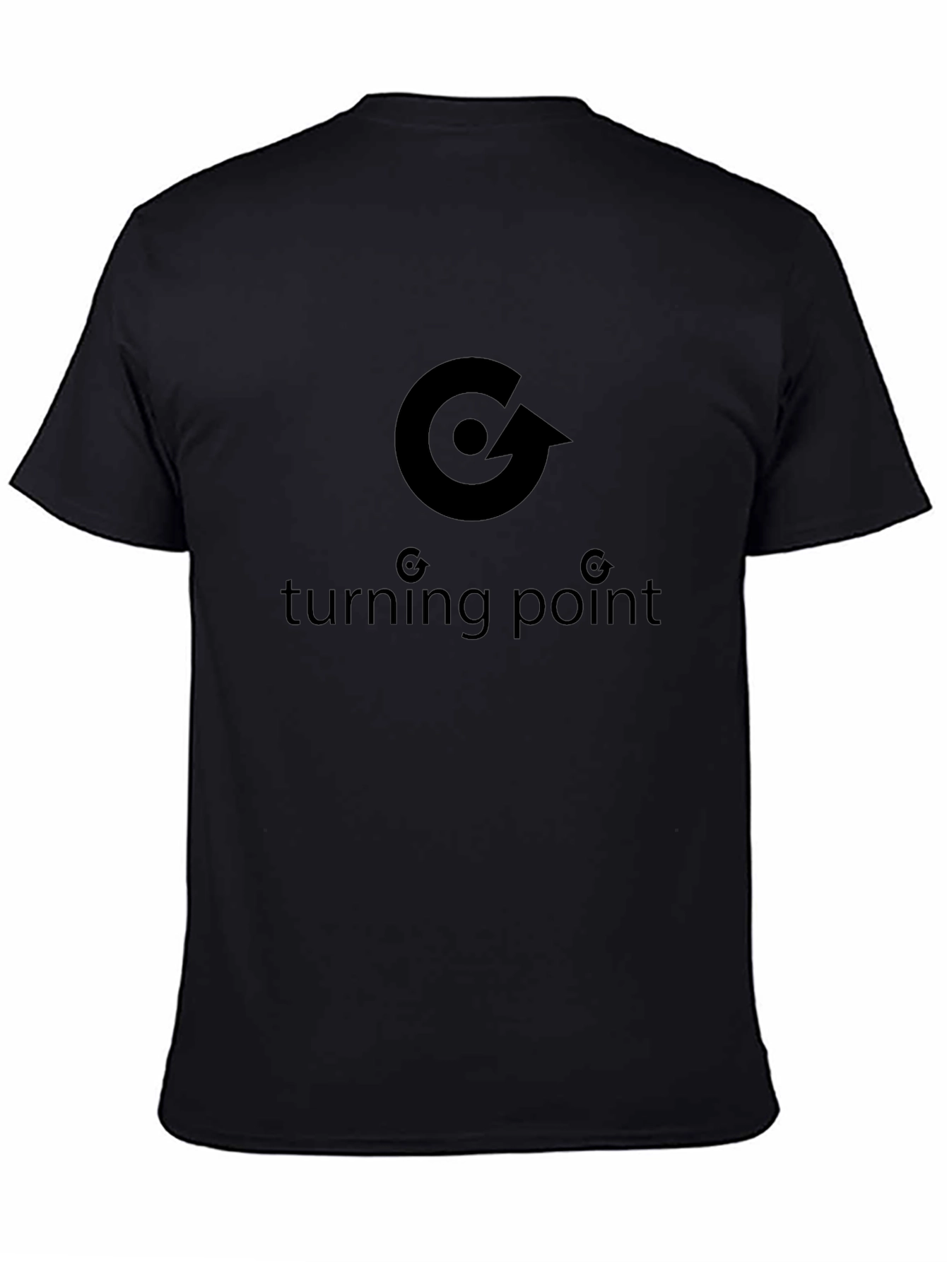 Turning Point Graphic Tee - Modern Black T-Shirt