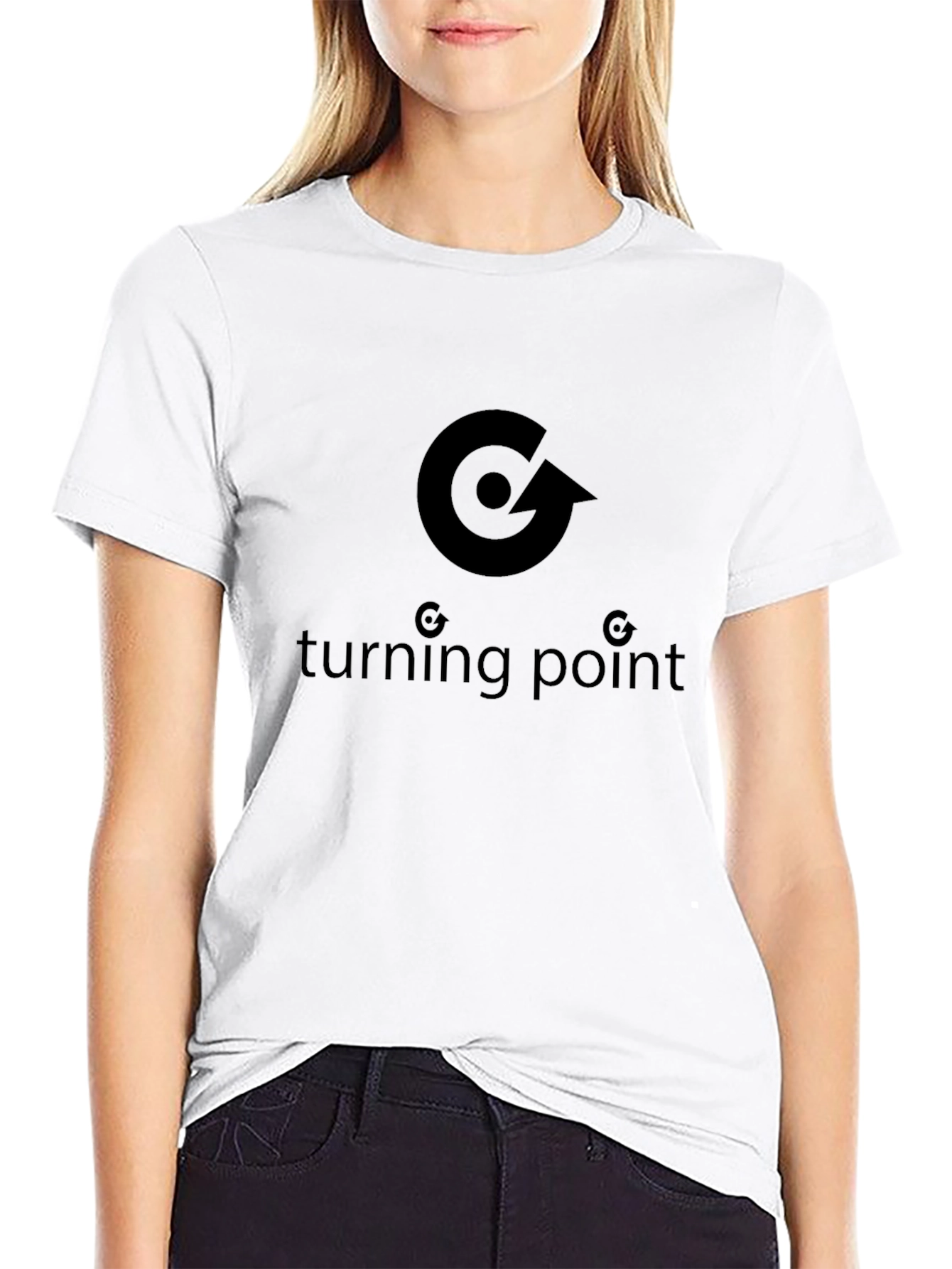 Turning Point Graphic Tee - Modern Black T-Shirt