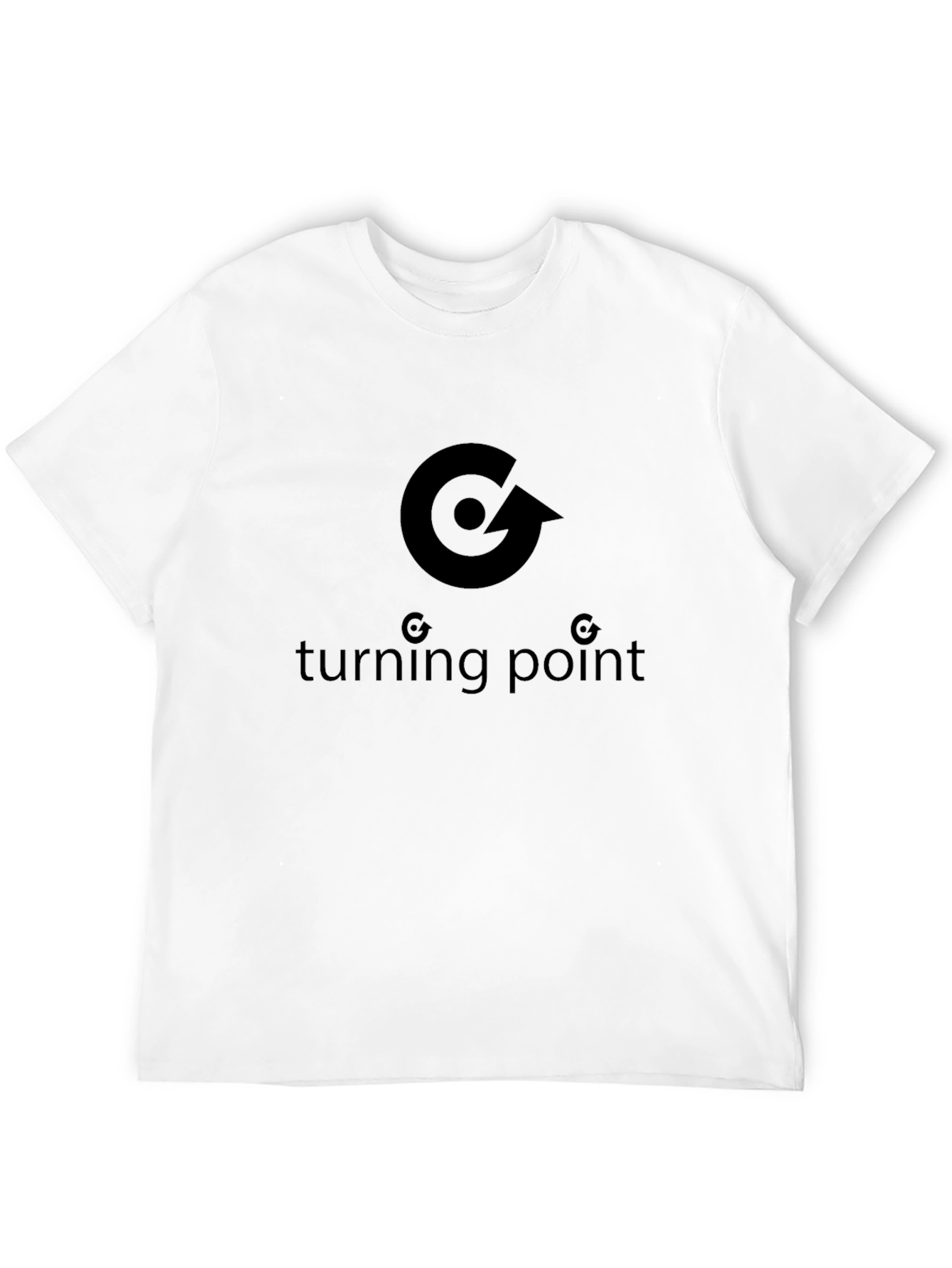 Turning Point Graphic Tee - Modern Black T-Shirt