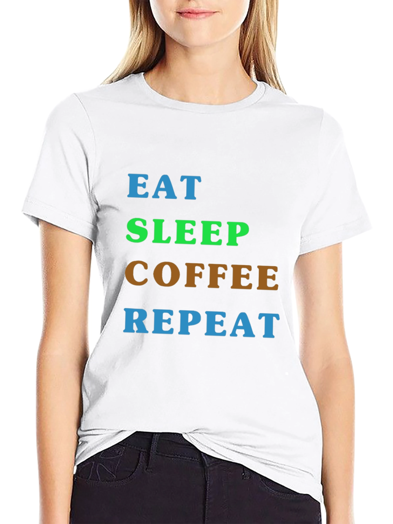 Eat Sleep Coffee Repeat T-Shirt