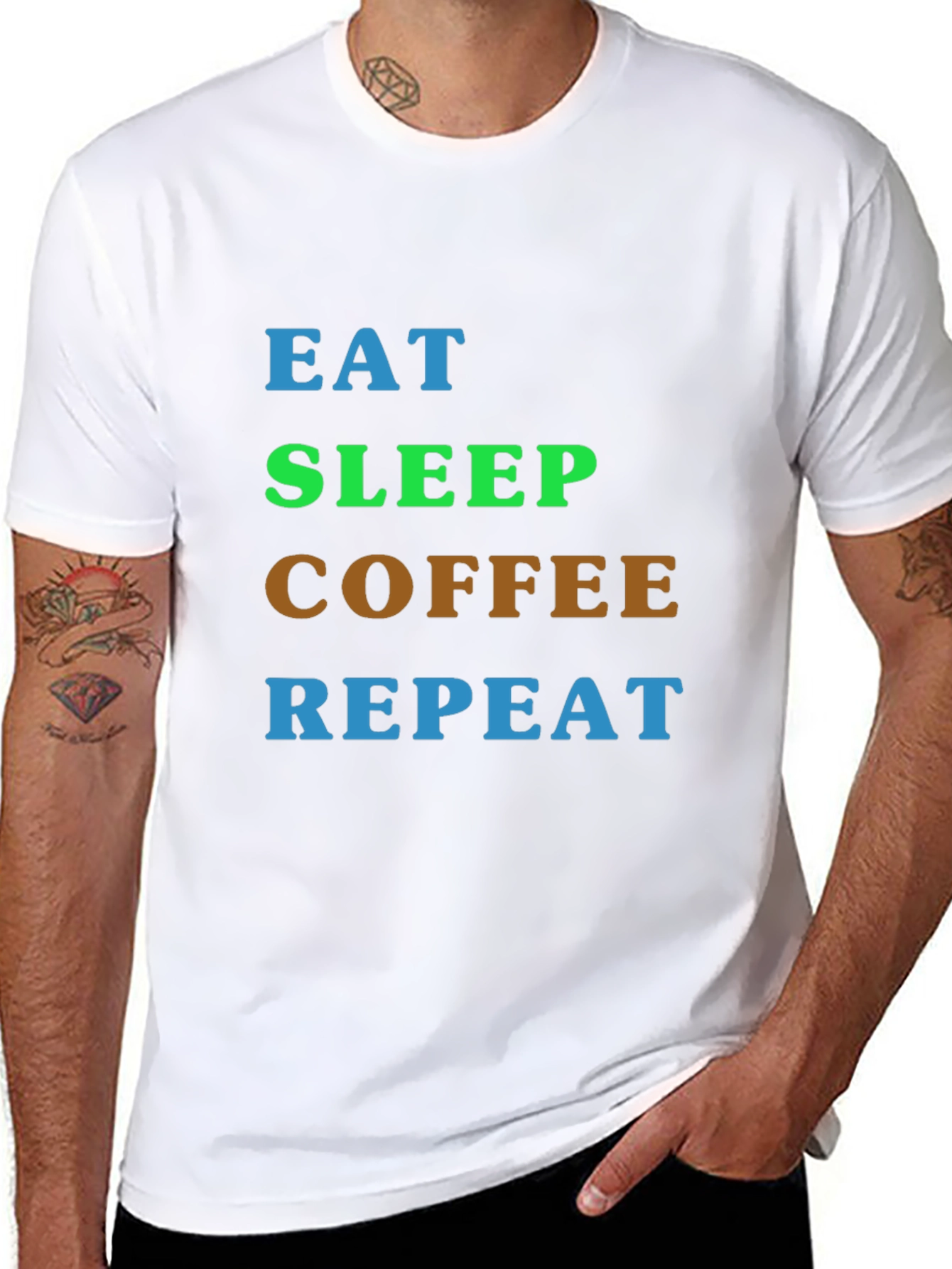 Eat Sleep Coffee Repeat T-Shirt