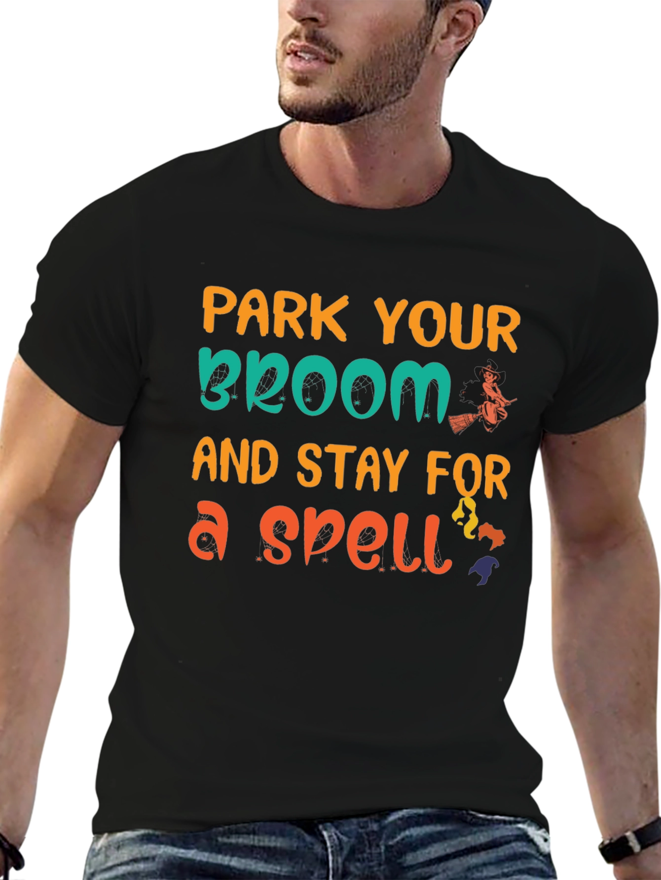 Park Your Broom Halloween T-Shirt