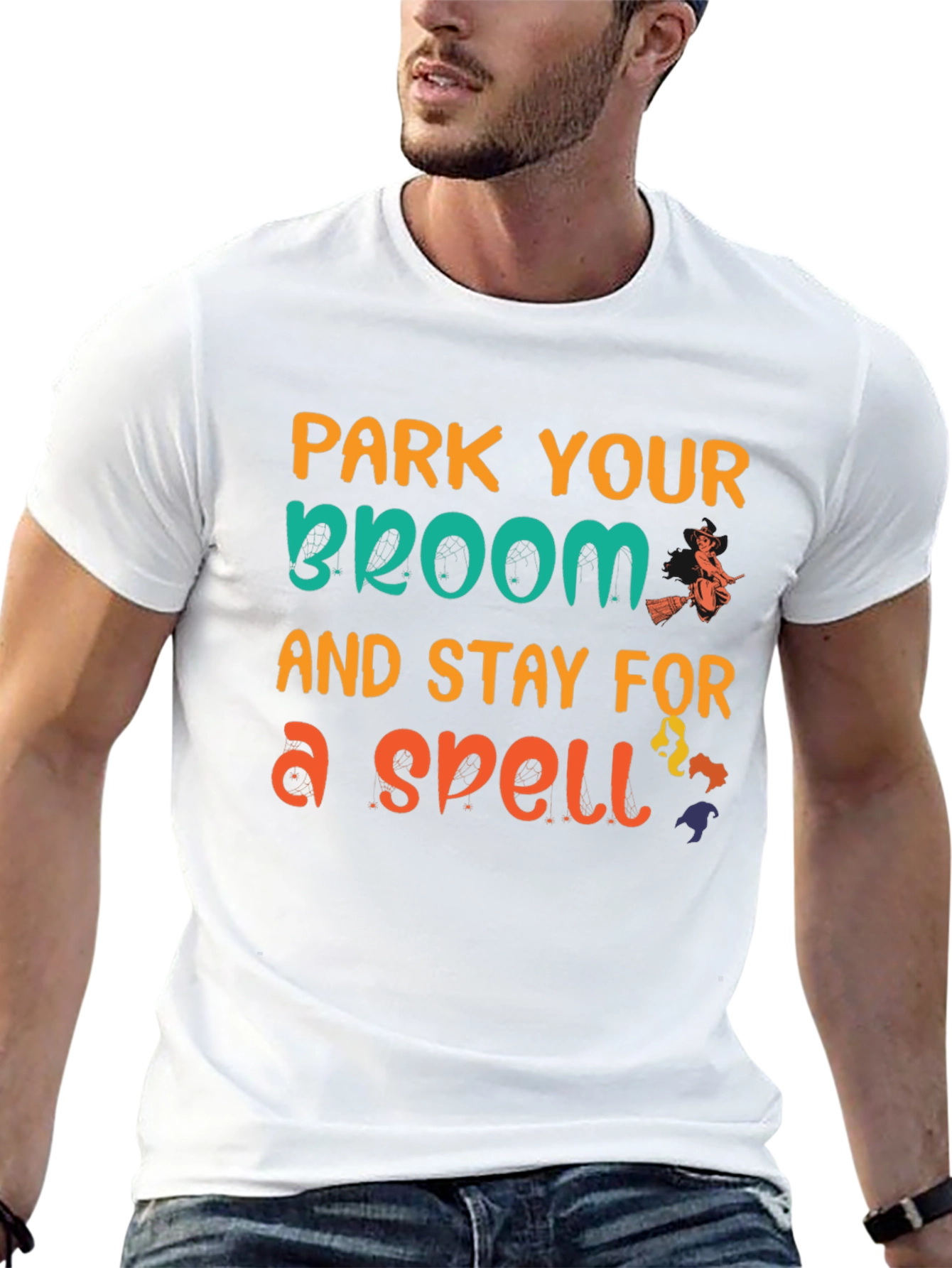 Park Your Broom Halloween T-Shirt