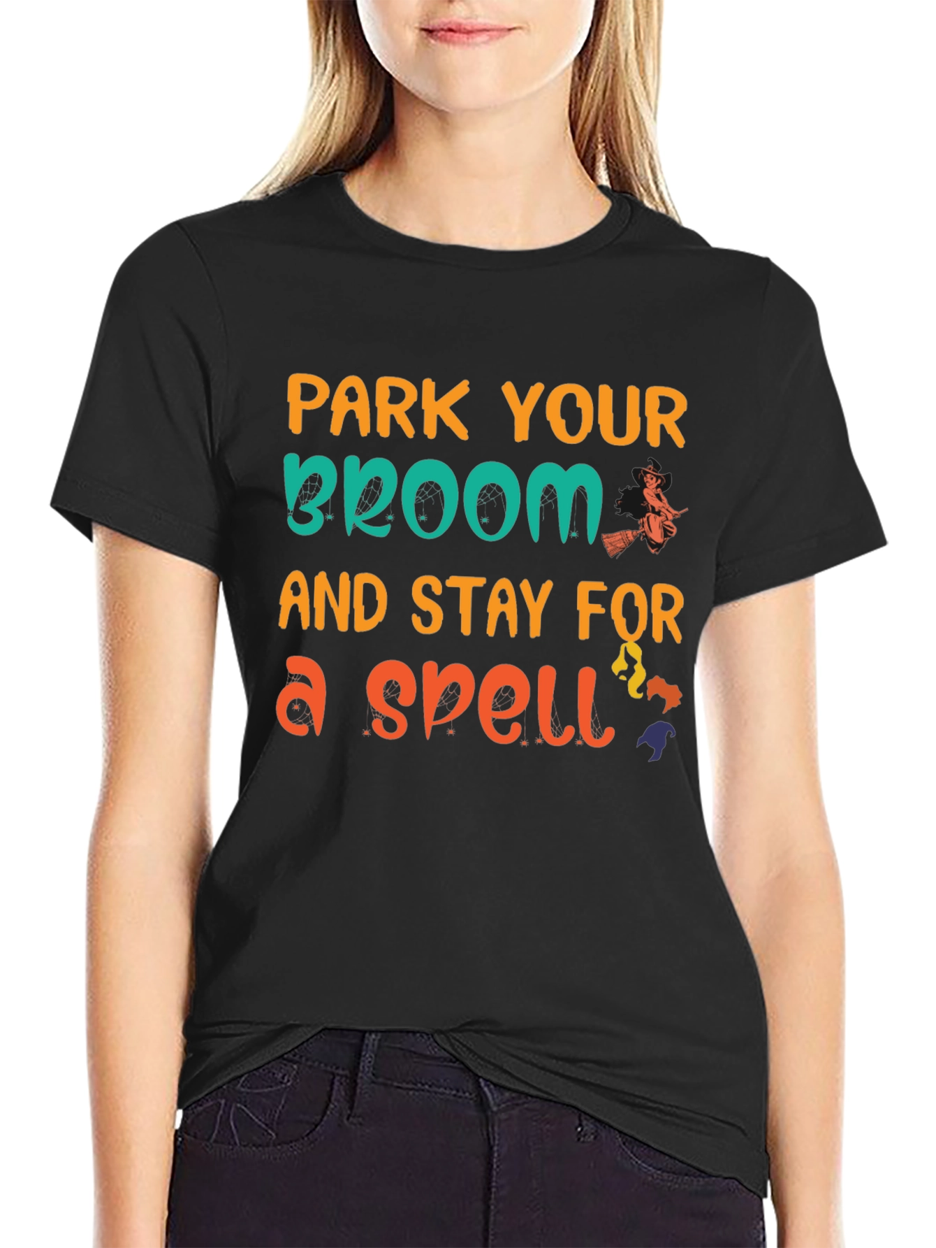 Park Your Broom Halloween T-Shirt