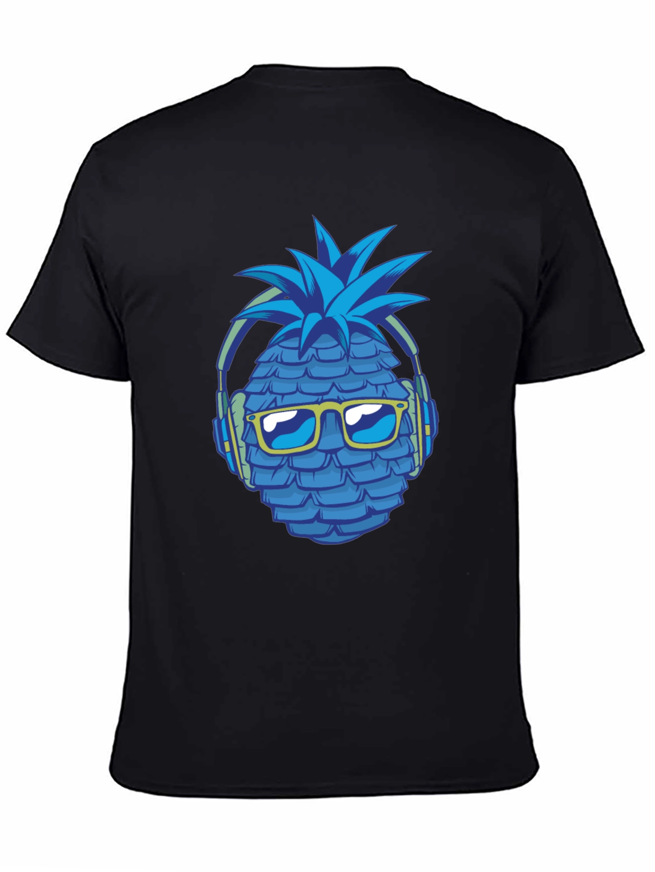 Cool Pineapple Headphones Graphic T-Shirt