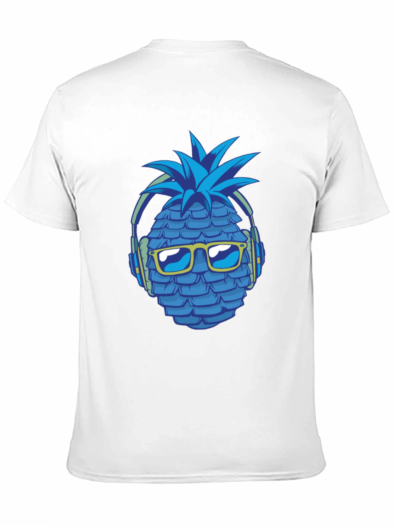 Cool Pineapple Headphones Graphic T-Shirt