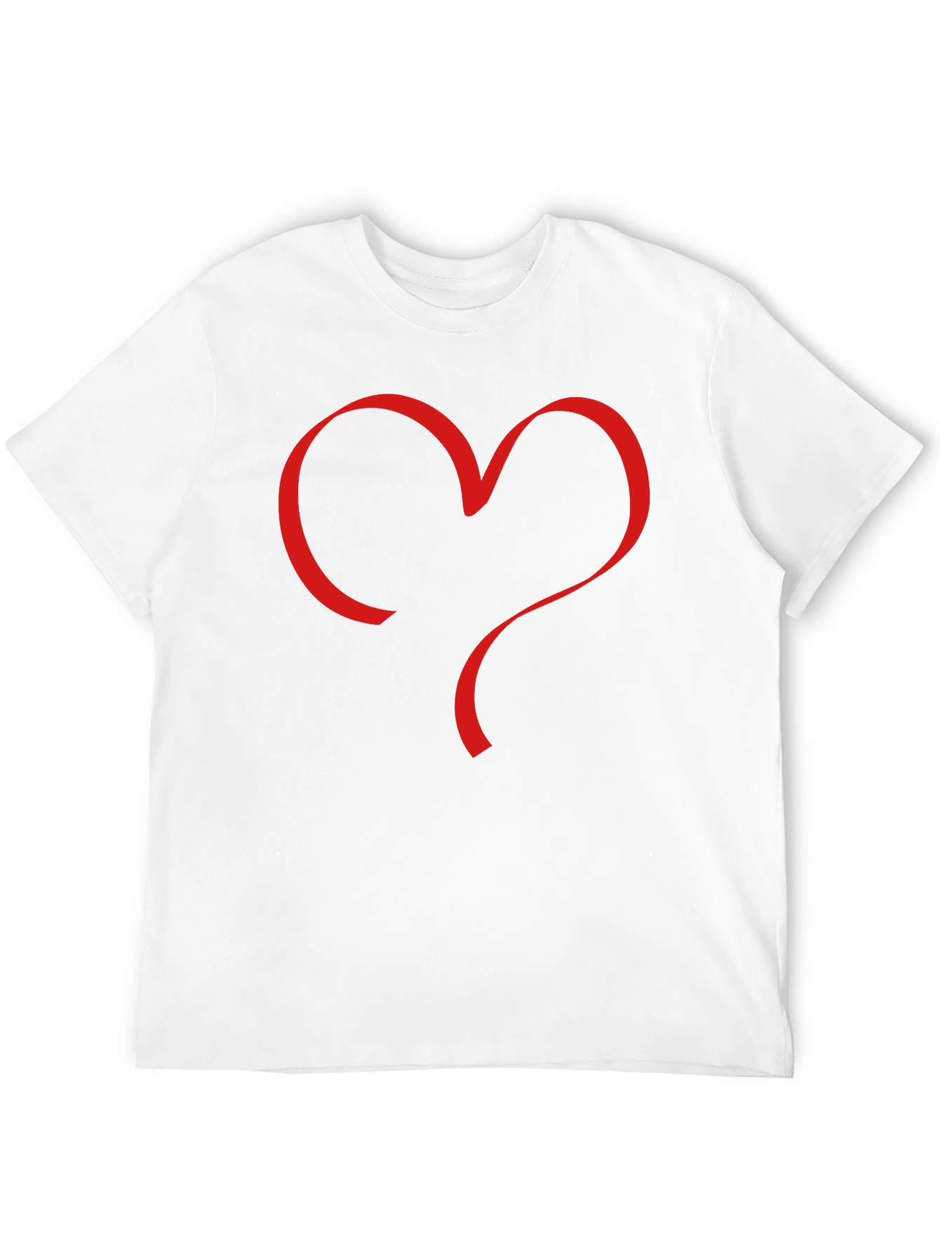 Heart Graphic Tee - Modern Valentines Day Style