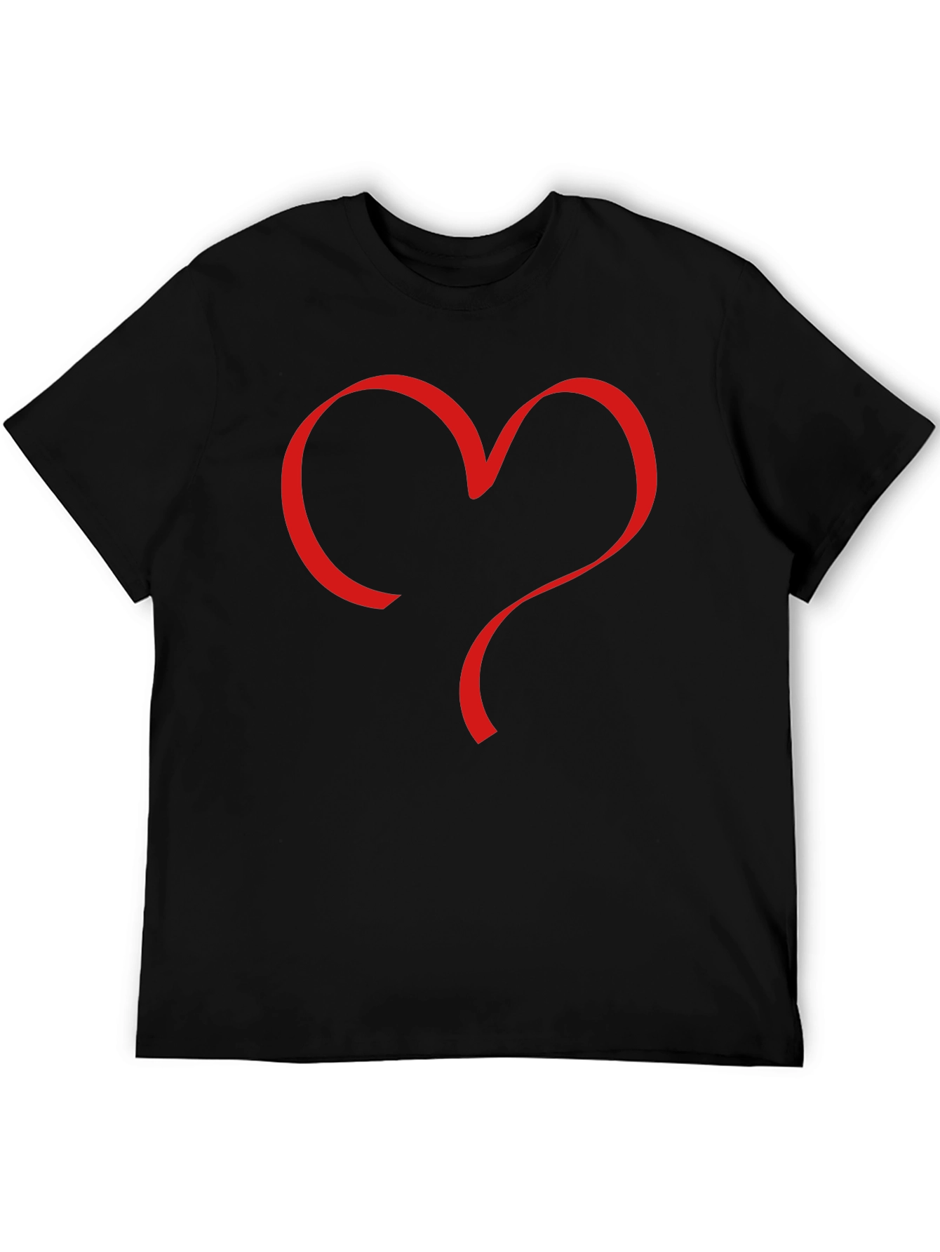 Heart Graphic Tee - Modern Valentines Day Style