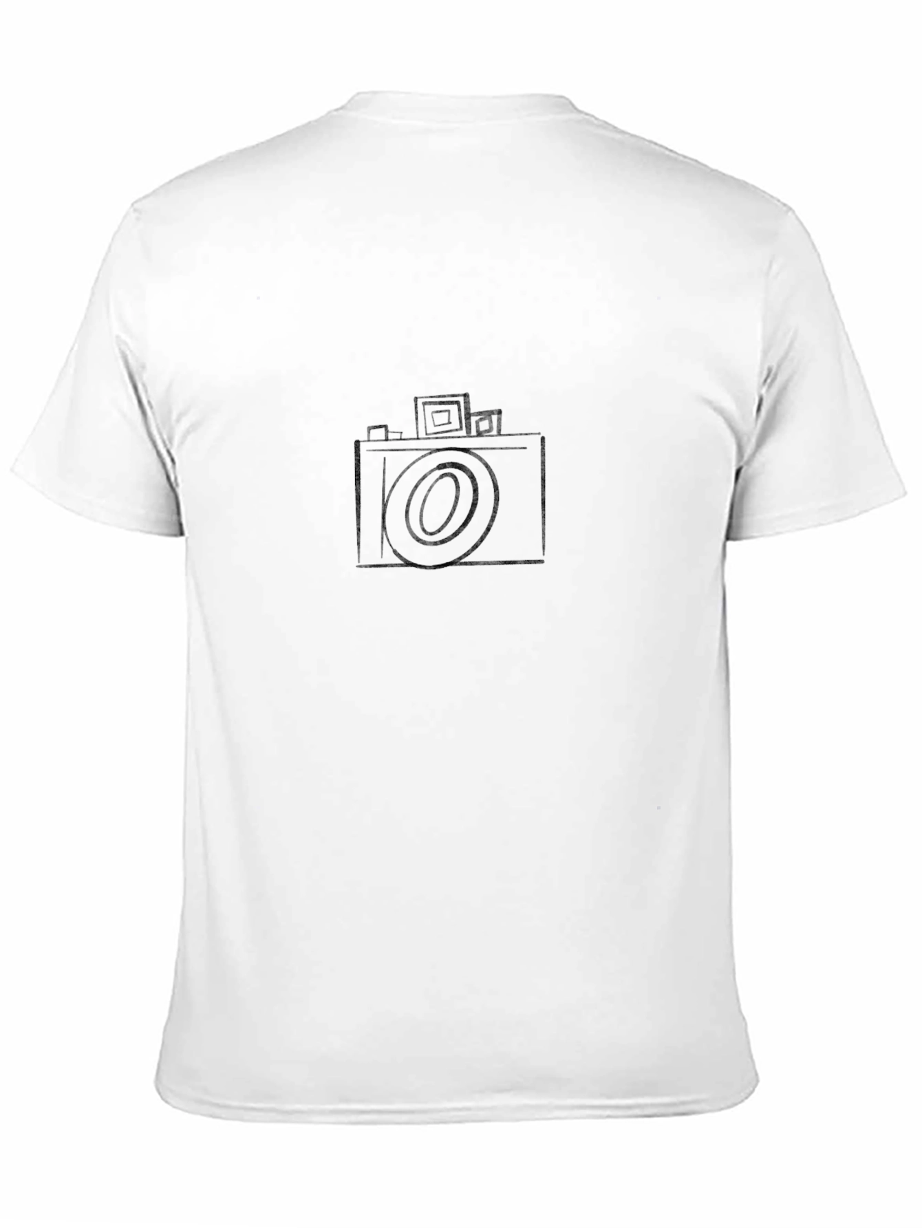 Classic Camera Graphic Black T-Shirt