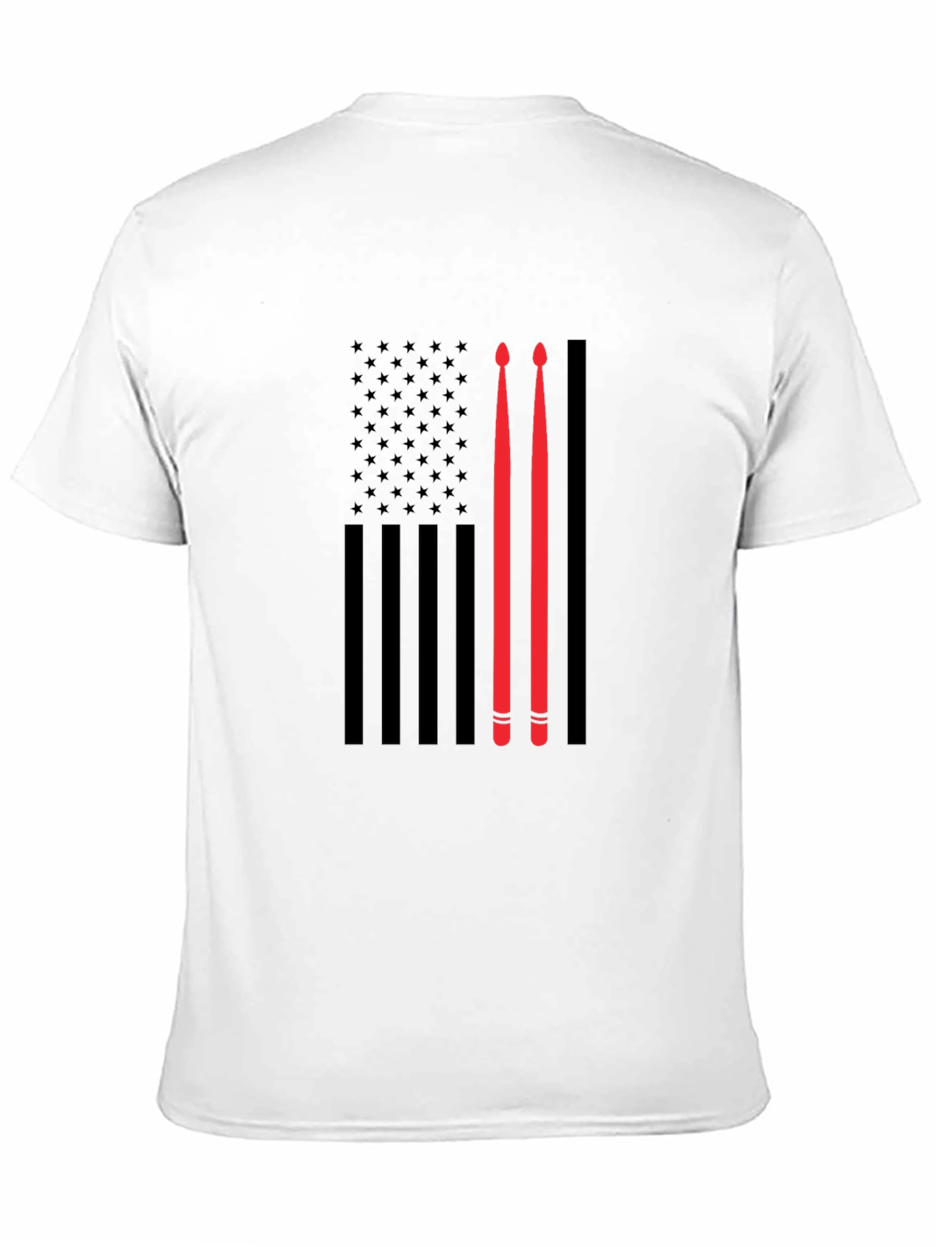 Drummer American Flag T-Shirt