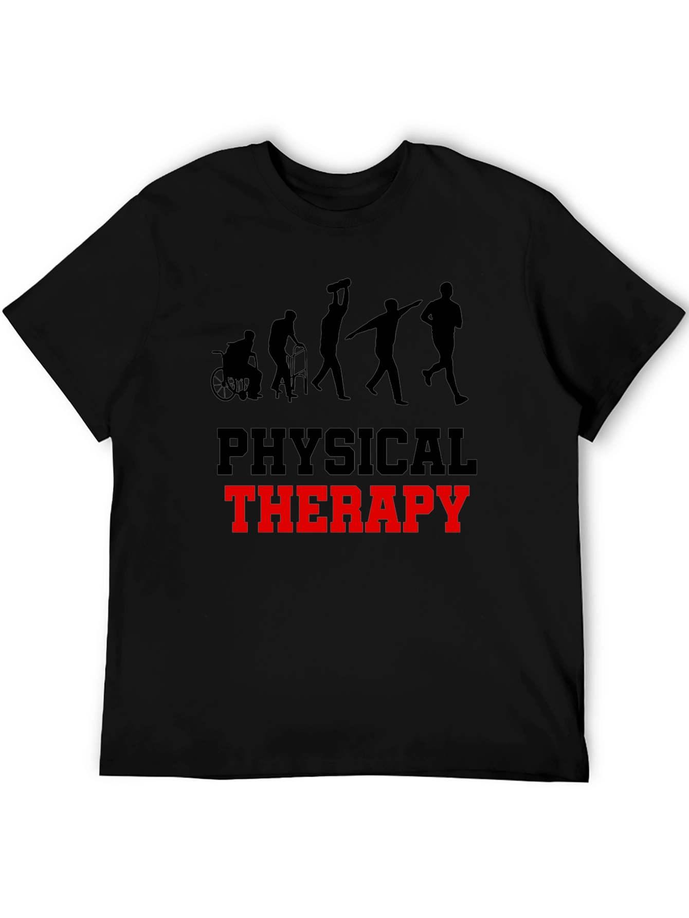 Physical Therapy Evolution Black T-Shirt