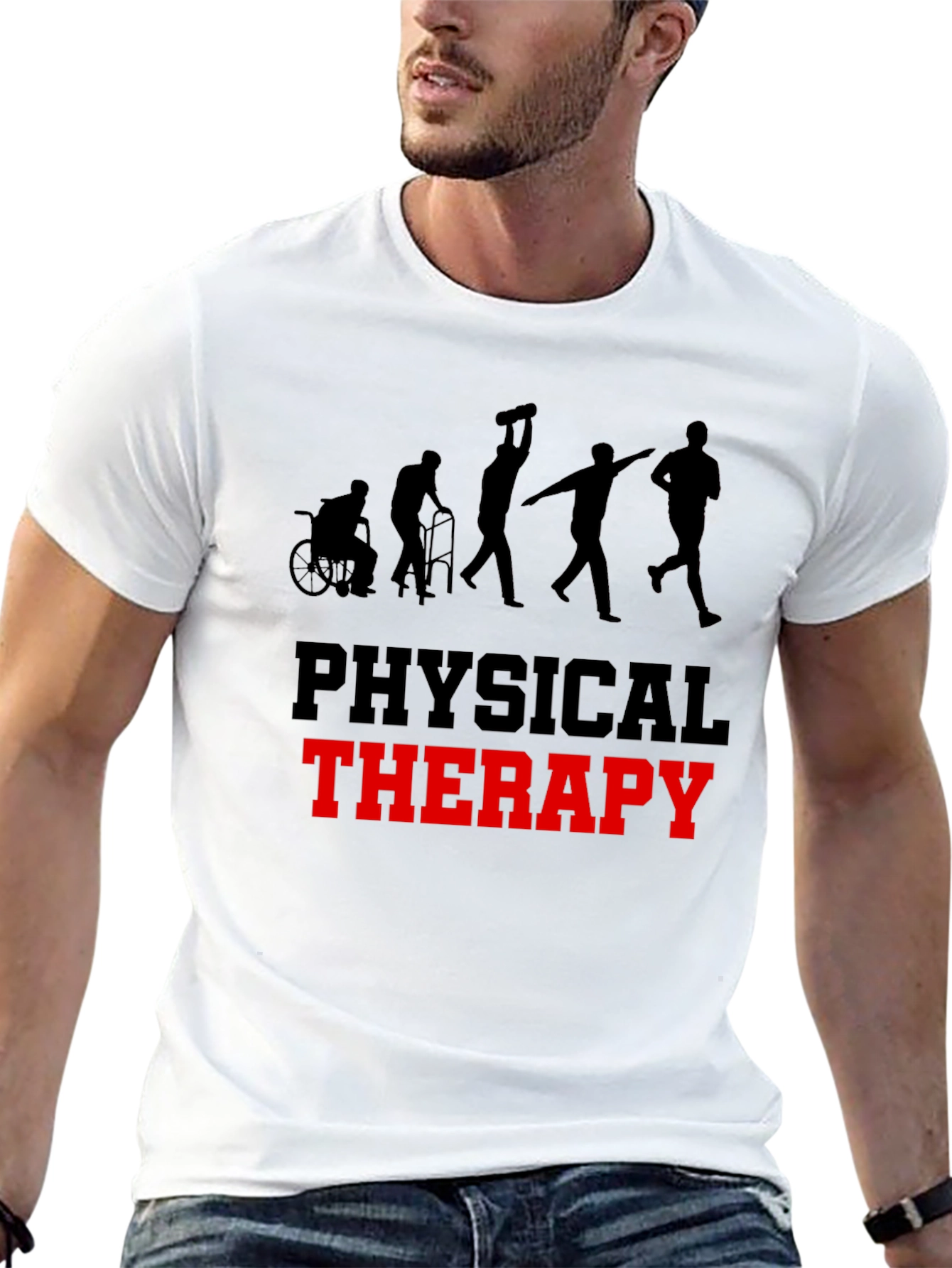 Physical Therapy Evolution Black T-Shirt
