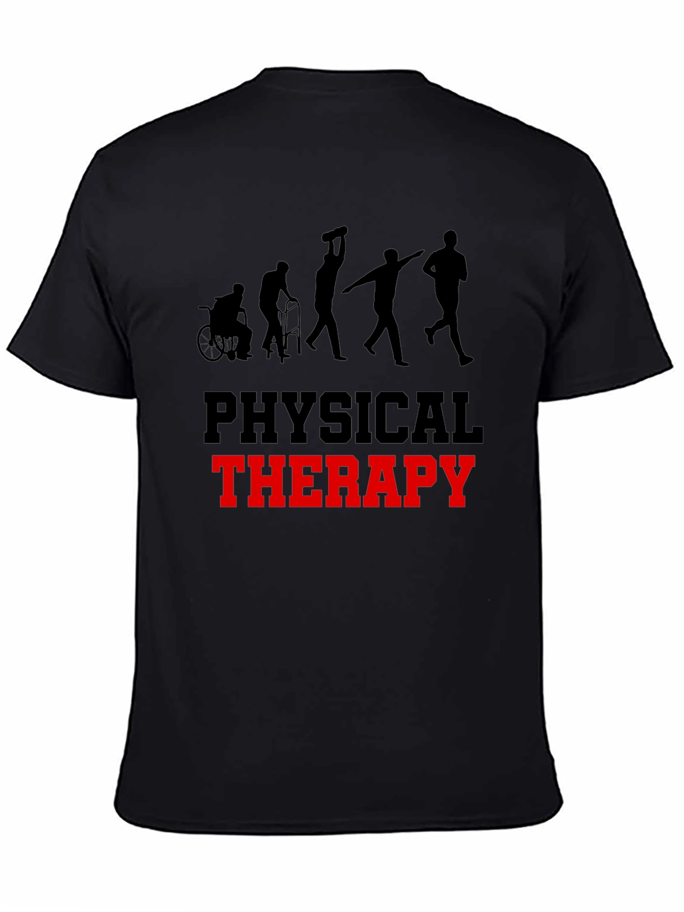Physical Therapy Evolution Black T-Shirt