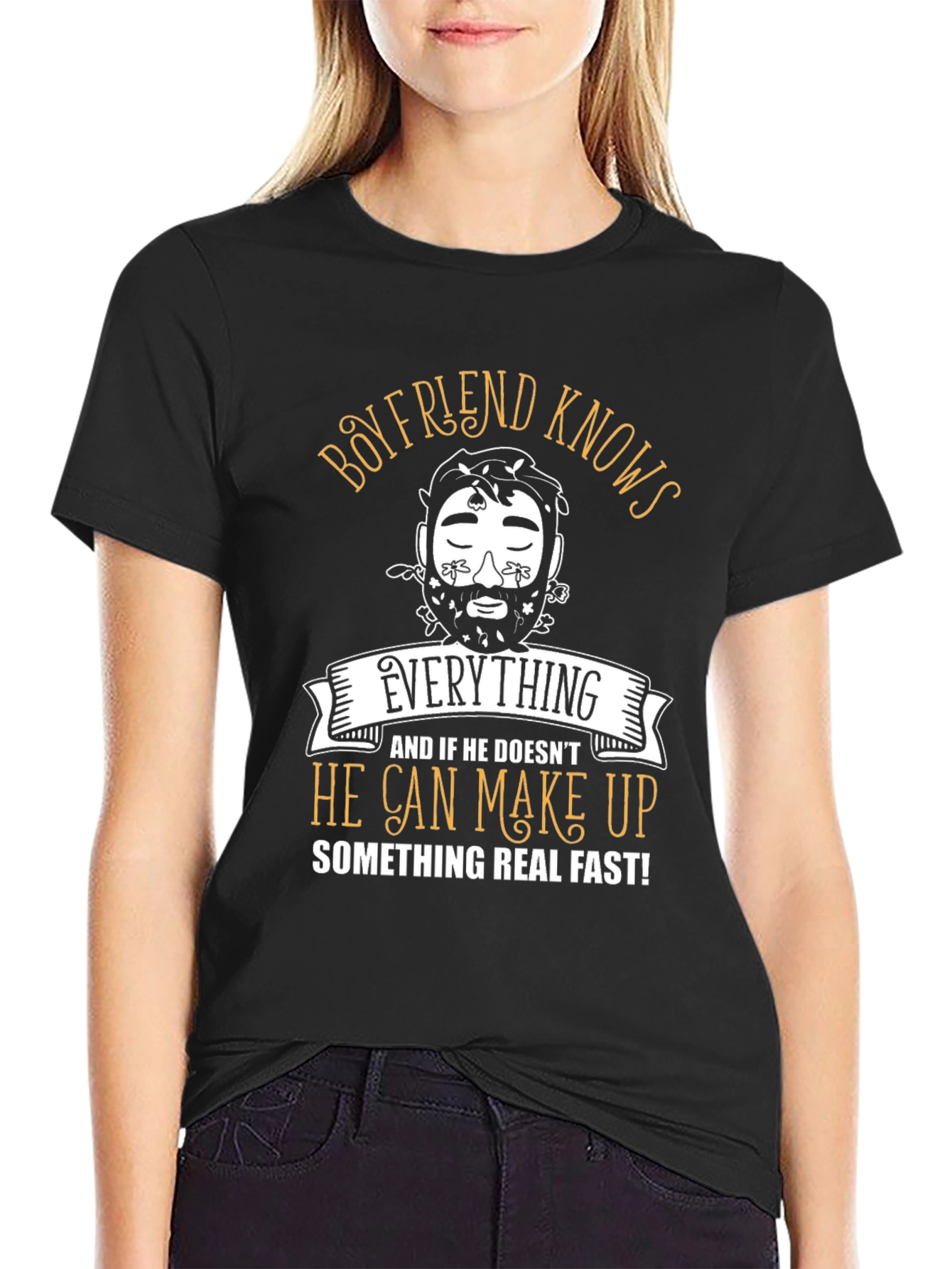 Boyfriend Knows Everything Graphic Tee
