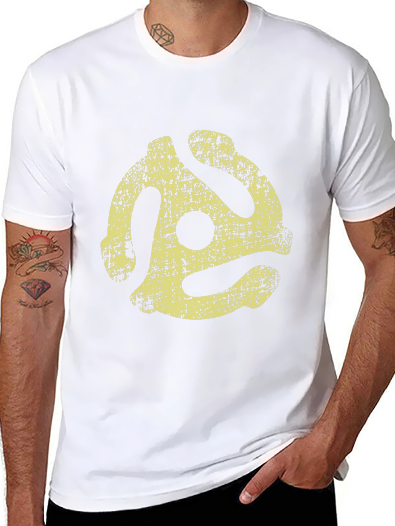 Retro 45 Adapter Graphic Tee - Black