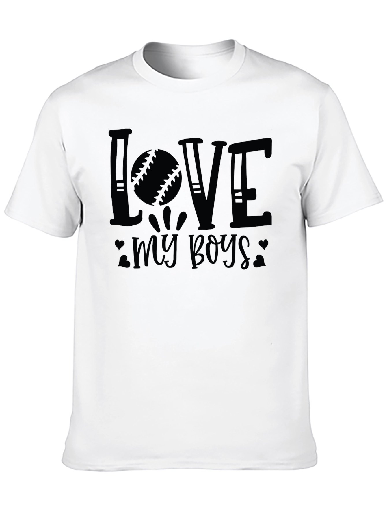 Love My Boys Baseball T-Shirt