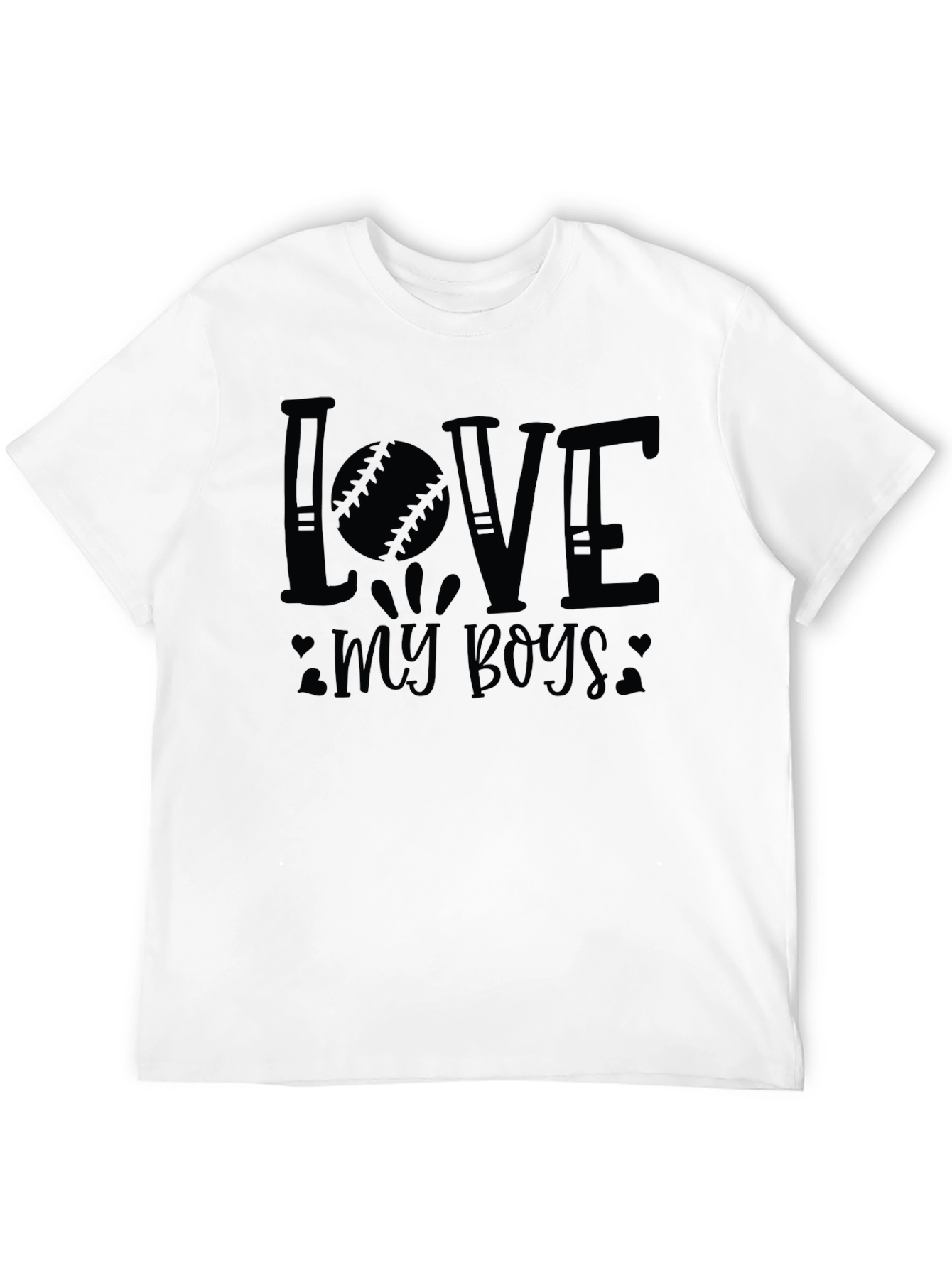Love My Boys Baseball T-Shirt