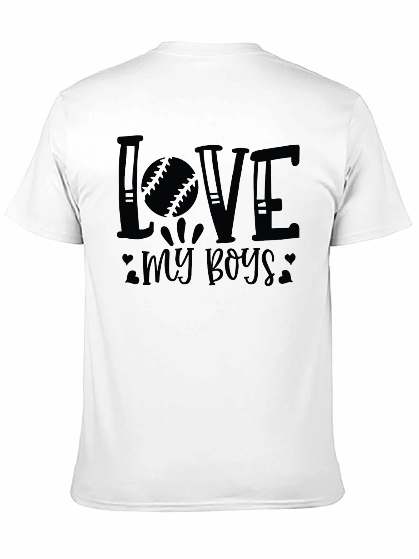 Love My Boys Baseball T-Shirt