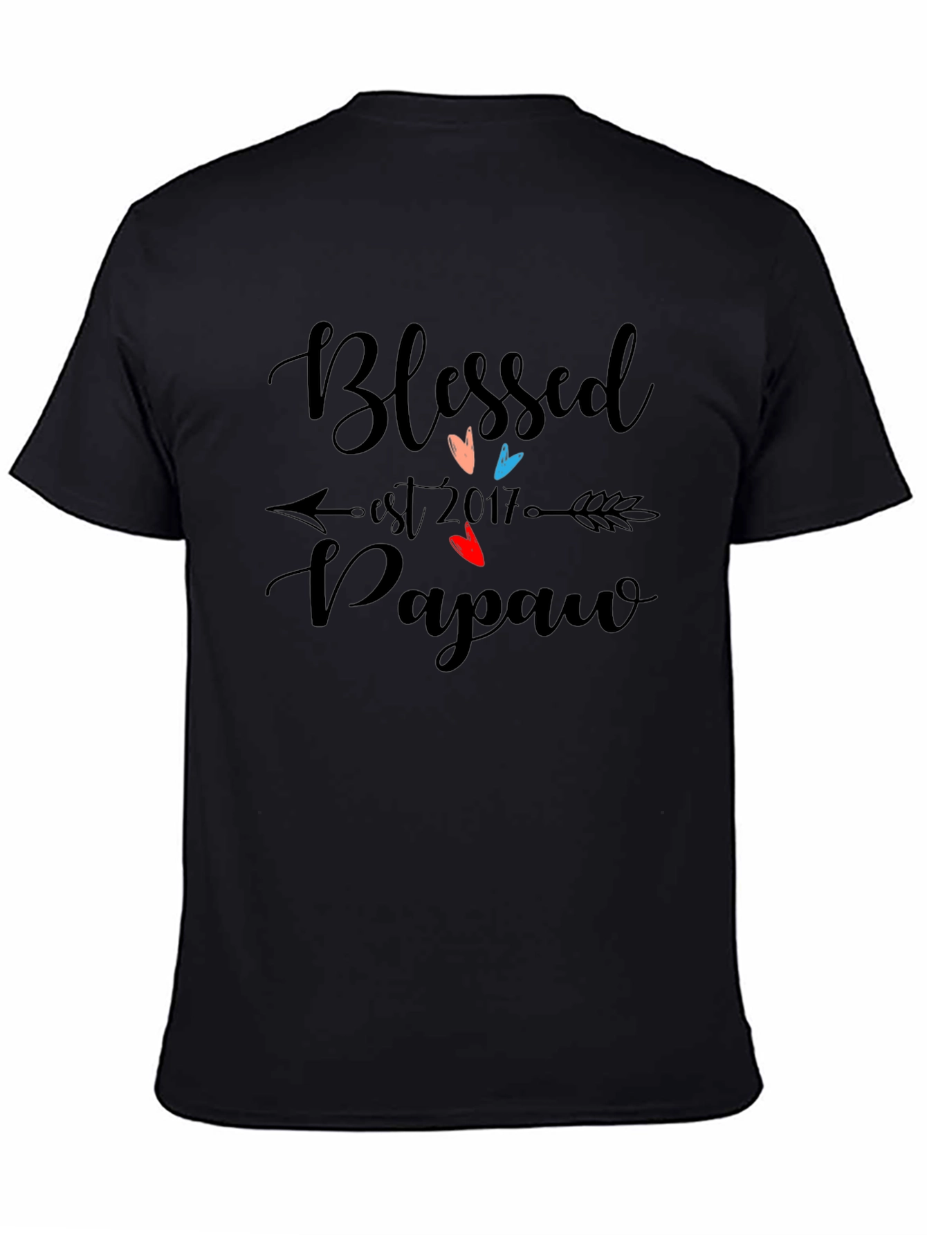 Blessed Papaw Est 2017 T-Shirt