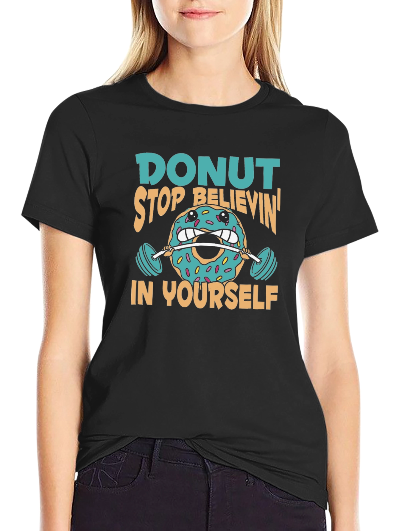 Donut Believe in Yourself Graphic T-Shirt
