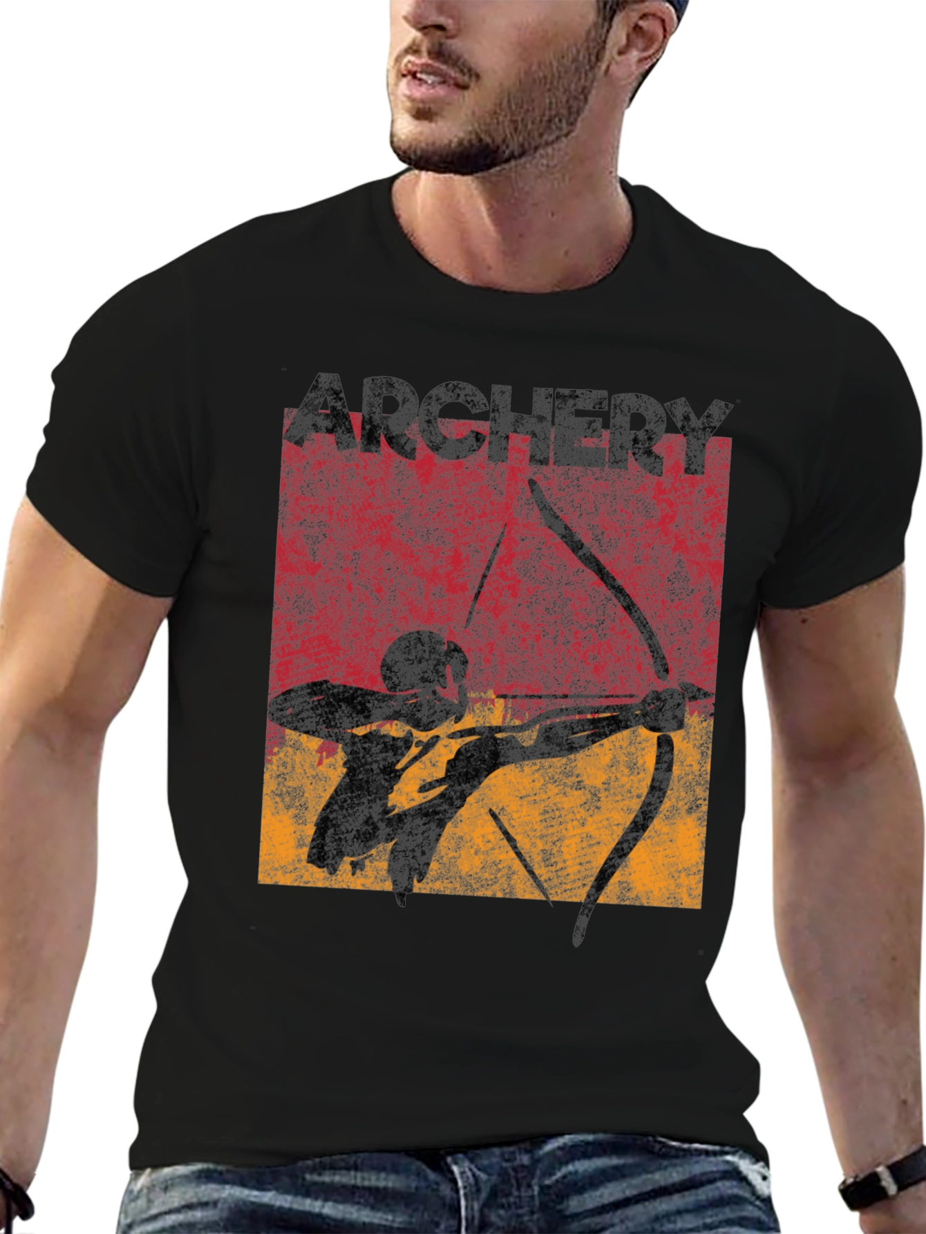 Archery Graphic Tee - Classic Archer Design