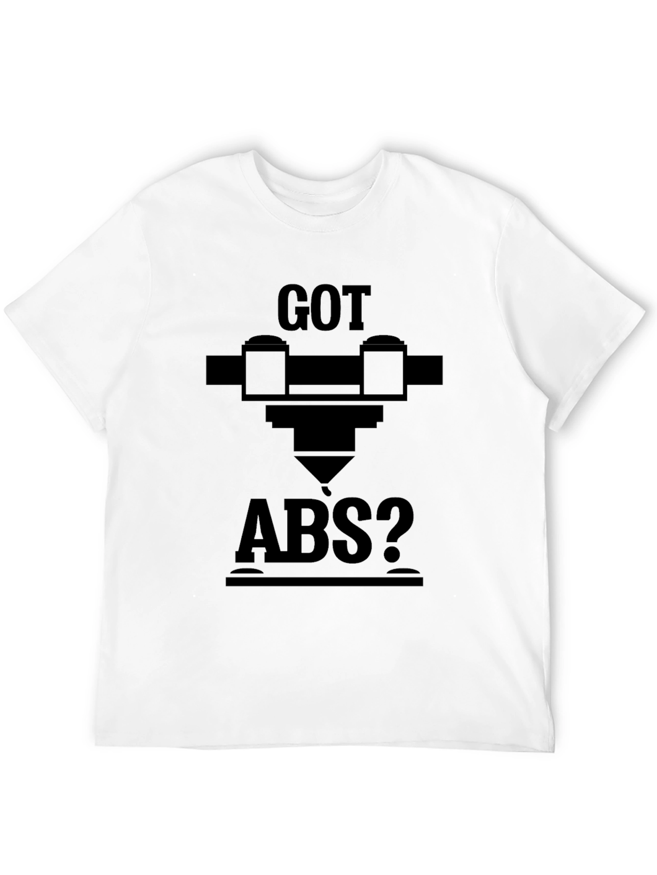 Got ABS? 3D Printing Enthusiasts Black Tee